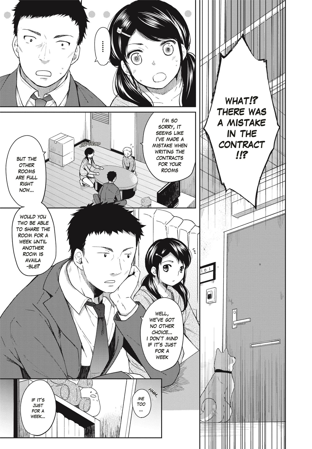 1 Room Apartment + Highschool Girl Suddenly Living Together? Close Contact!? First Sex!!? Ch. 1 5