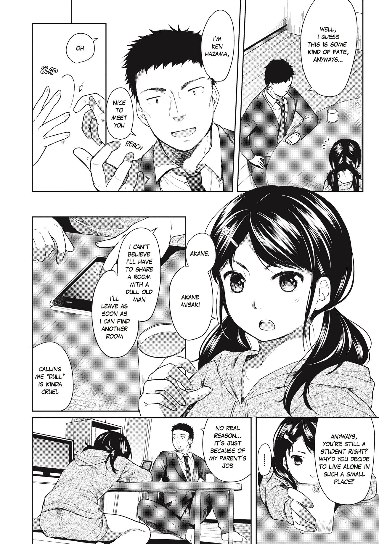 1 Room Apartment + Highschool Girl Suddenly Living Together? Close Contact!? First Sex!!? Ch. 1 6