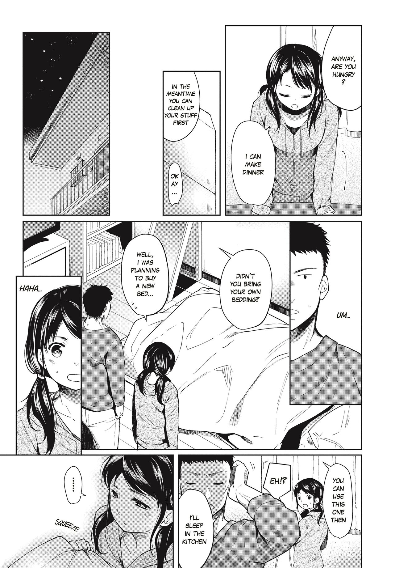 1 Room Apartment + Highschool Girl Suddenly Living Together? Close Contact!? First Sex!!? Ch. 1 6