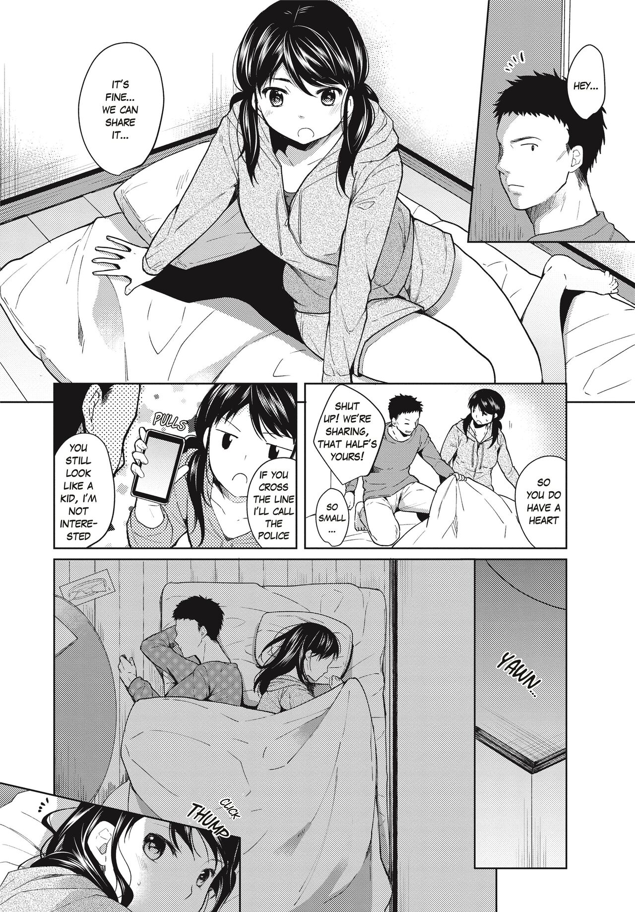 1 Room Apartment + Highschool Girl Suddenly Living Together? Close Contact!? First Sex!!? Ch. 1 8