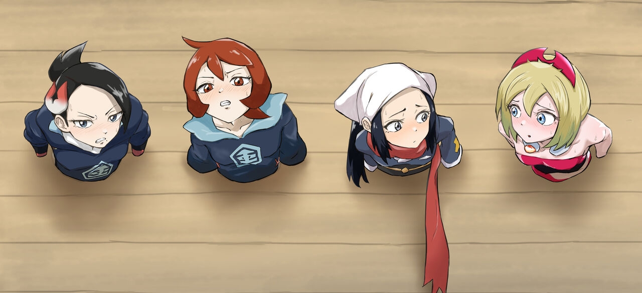 愛のトロロン - ヒスイ 四人娘 壁尻 3