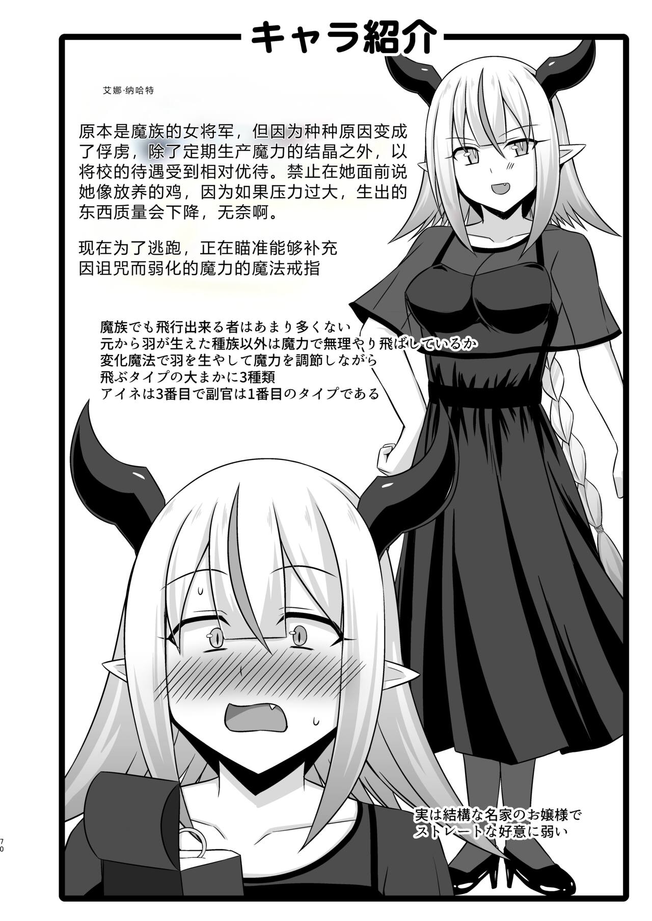 幻想妊婦臨歓 生意気な女魔族ちゃんが人間のオスにわからされていっぱいボテ腹エッチさせられる本 - Page 70