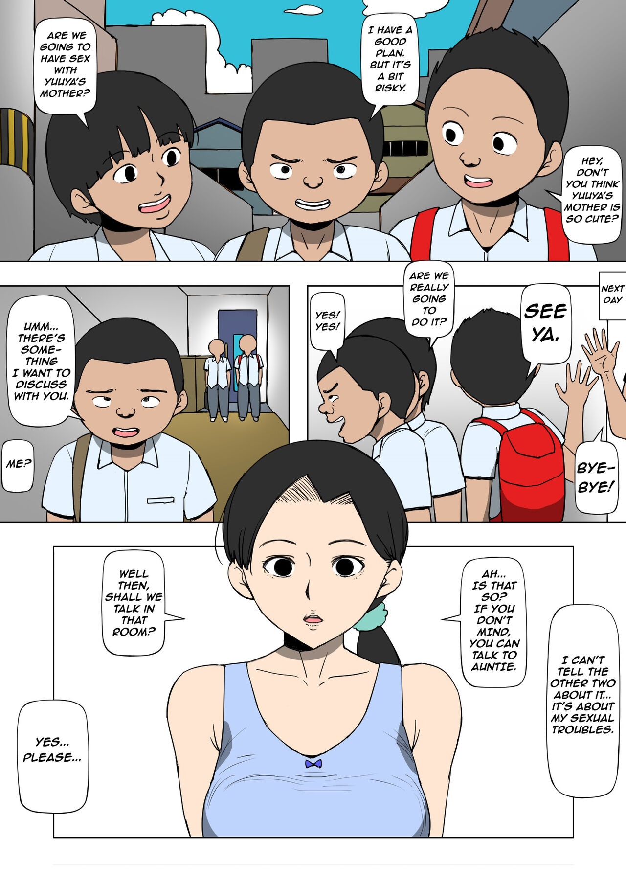 MY FRIEND WHO HAVE SEX WITH MY MOTHER - Page 4