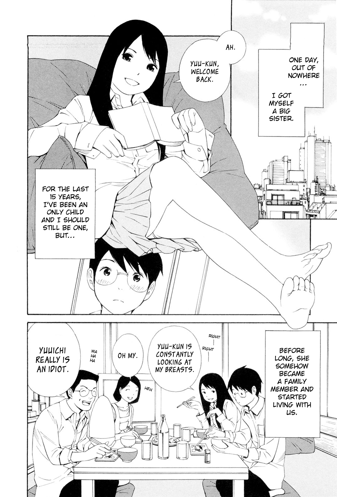 [Yoshitomi Akihito] Hen na Nee-san - There's something odd about her [English] 92