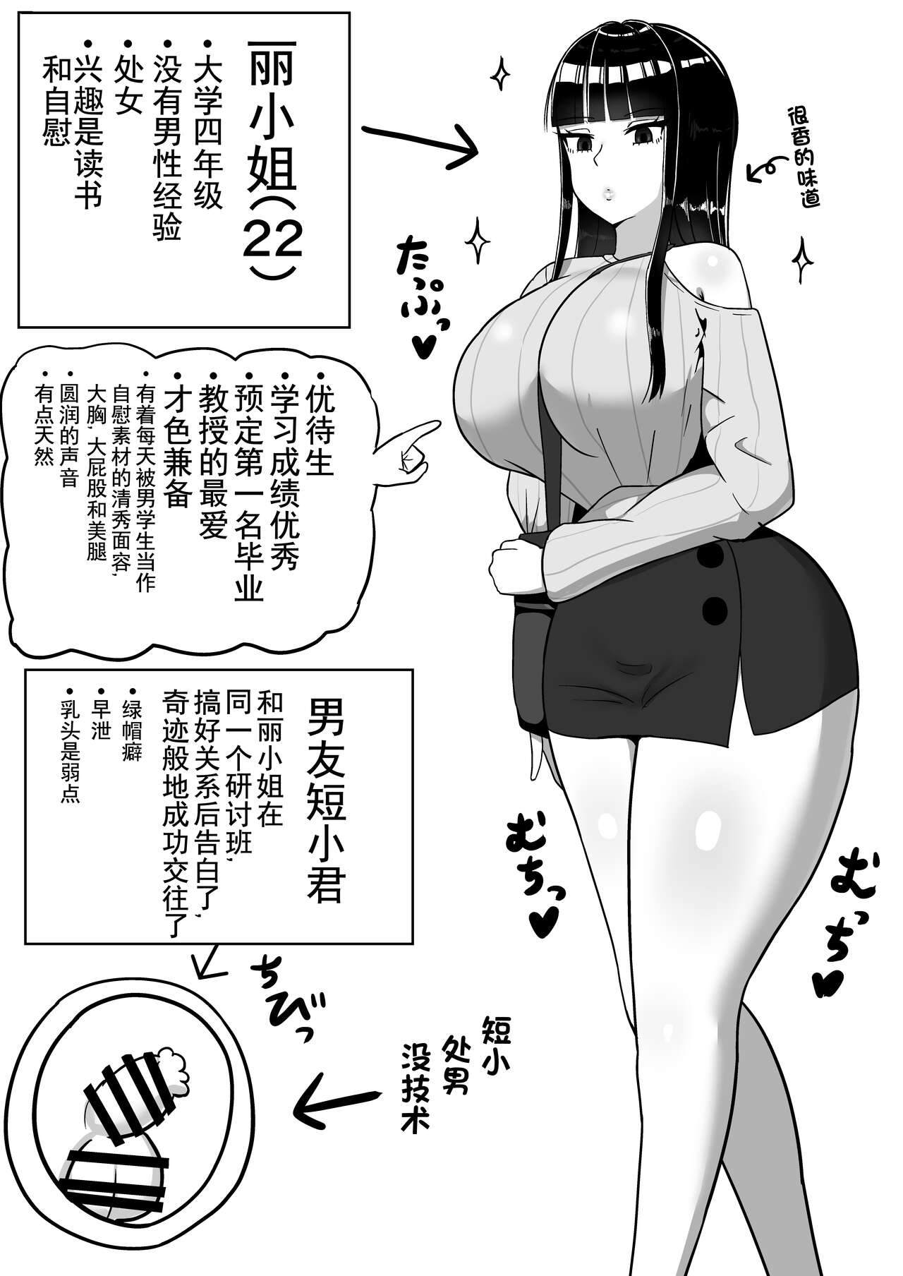 Hardcore Chiteki na Kanojo wa Ogehin Nikubenki - Original Sexcams - Picture 1