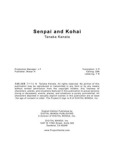Senpai and Kohai 2