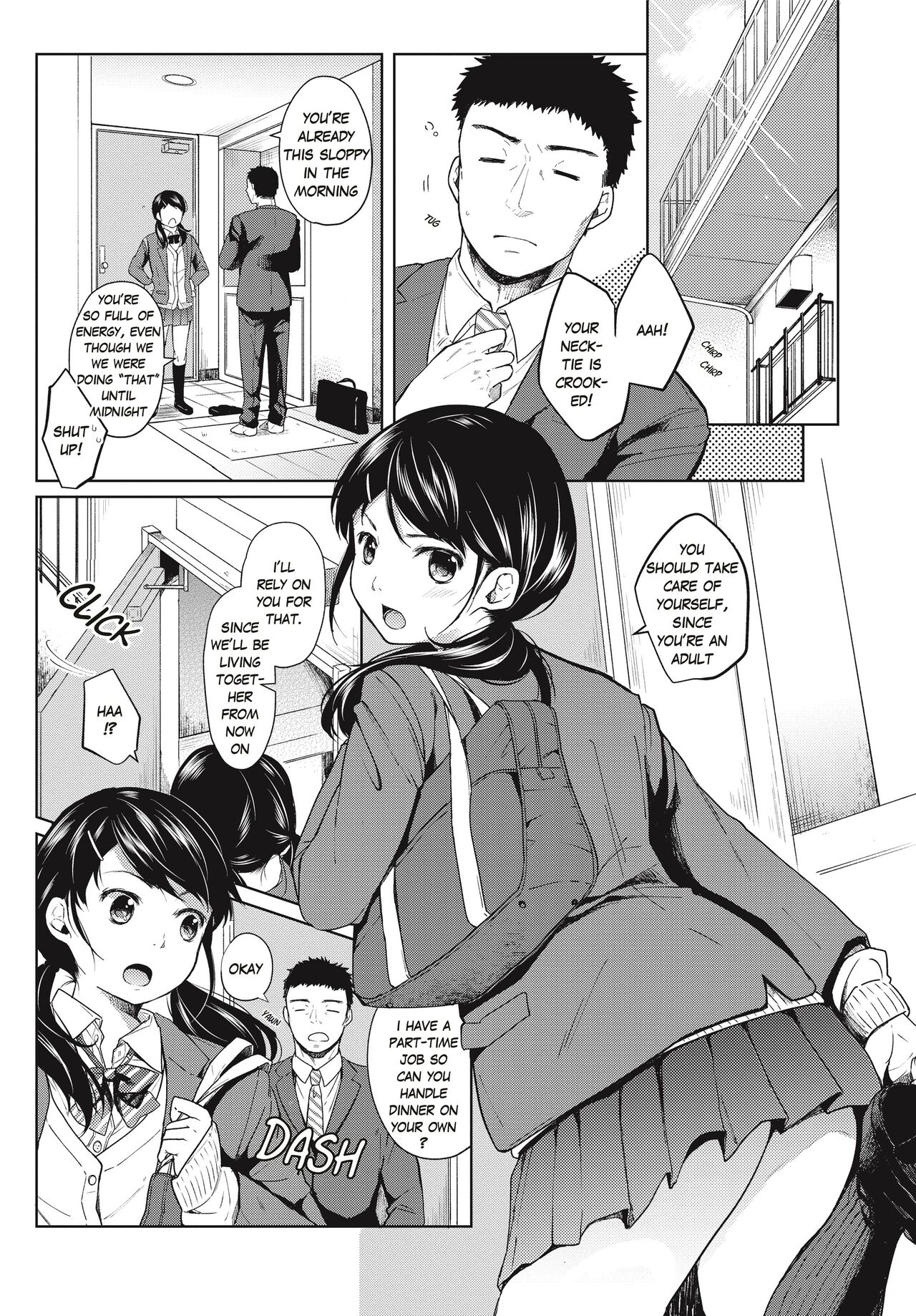 1 Room Apartment + Highschool Girl Suddenly Living Together? Close Contact!? First Sex!!? Ch.1-2 27