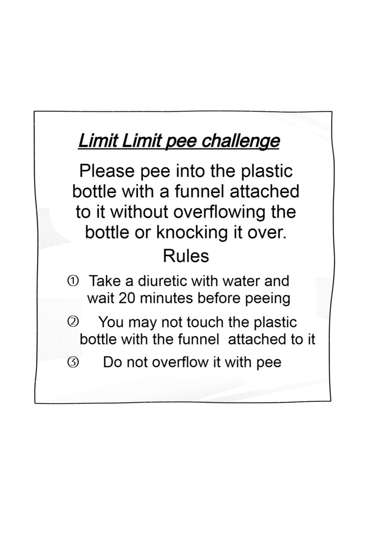 Limit Limit Pee Challenge 1