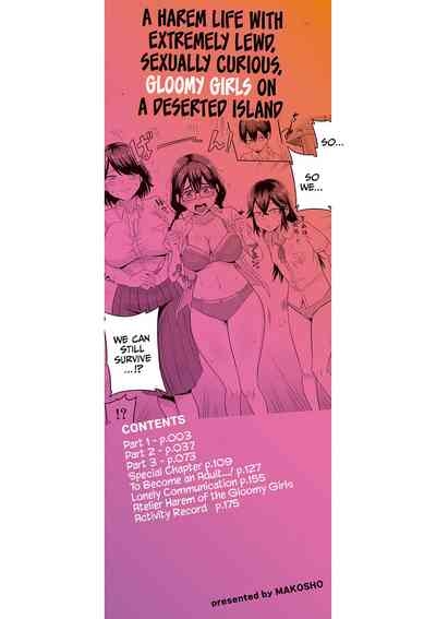 Mujintou de, SEX ni Kyoumi Shinshin na Dosukebe Inkya Joshi-tachi to Harem Life 3