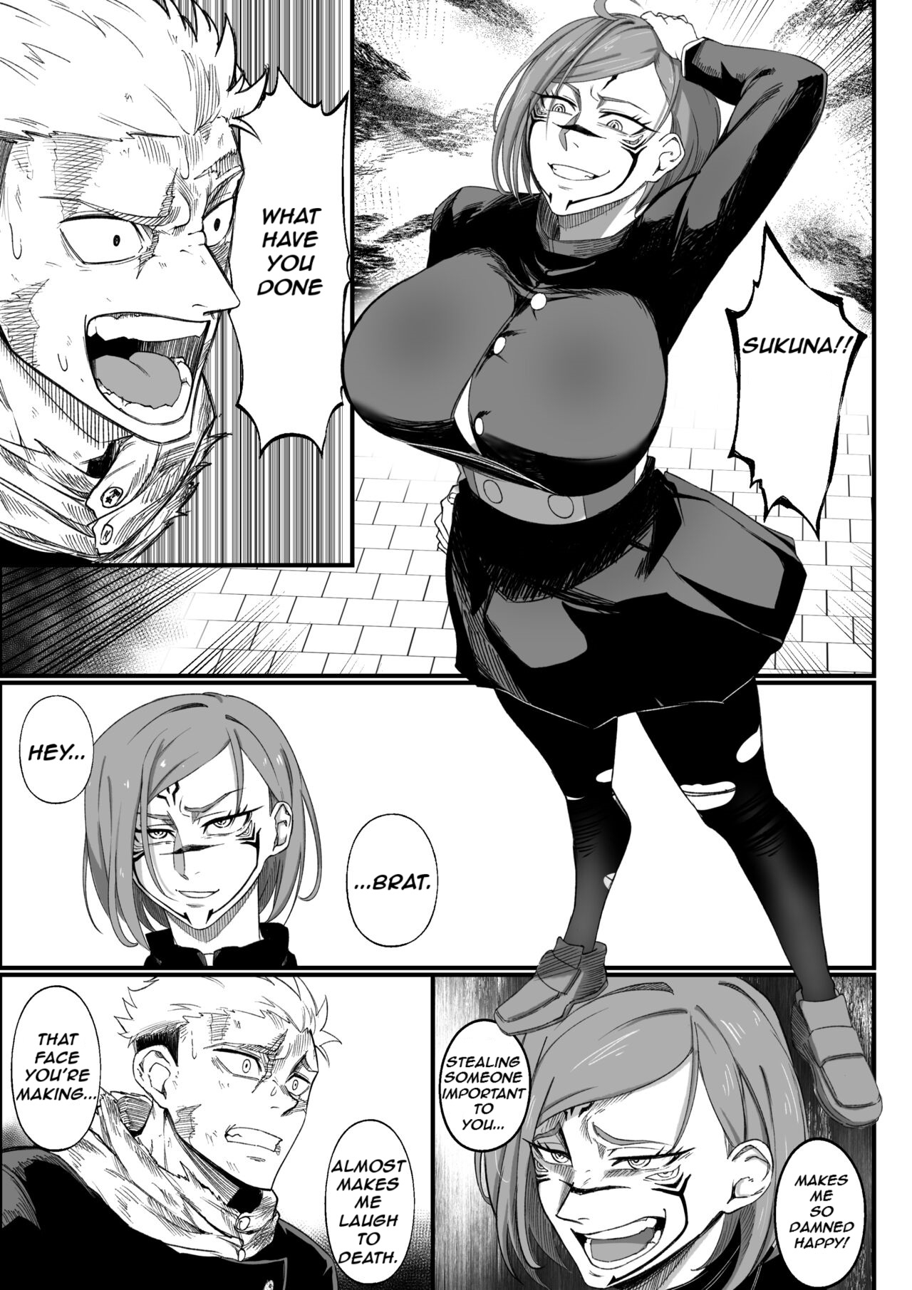 Queen of Curses Ryomen "Kugisaki" Sukuna vs Itadori Yuji - Page 4