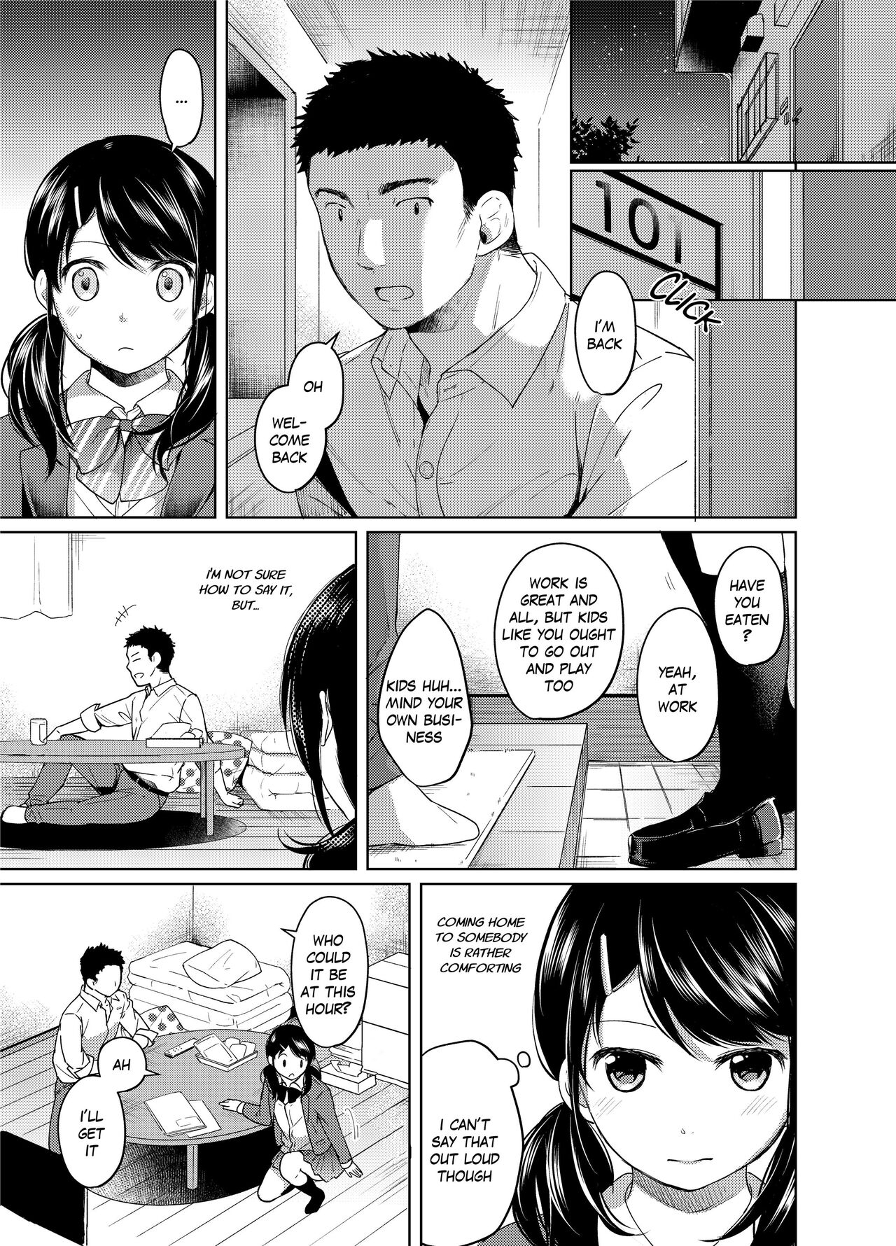 1 Room Apartment + Highschool Girl Suddenly Living Together? Close Contact!? First Sex!!? Ch.1-4 82