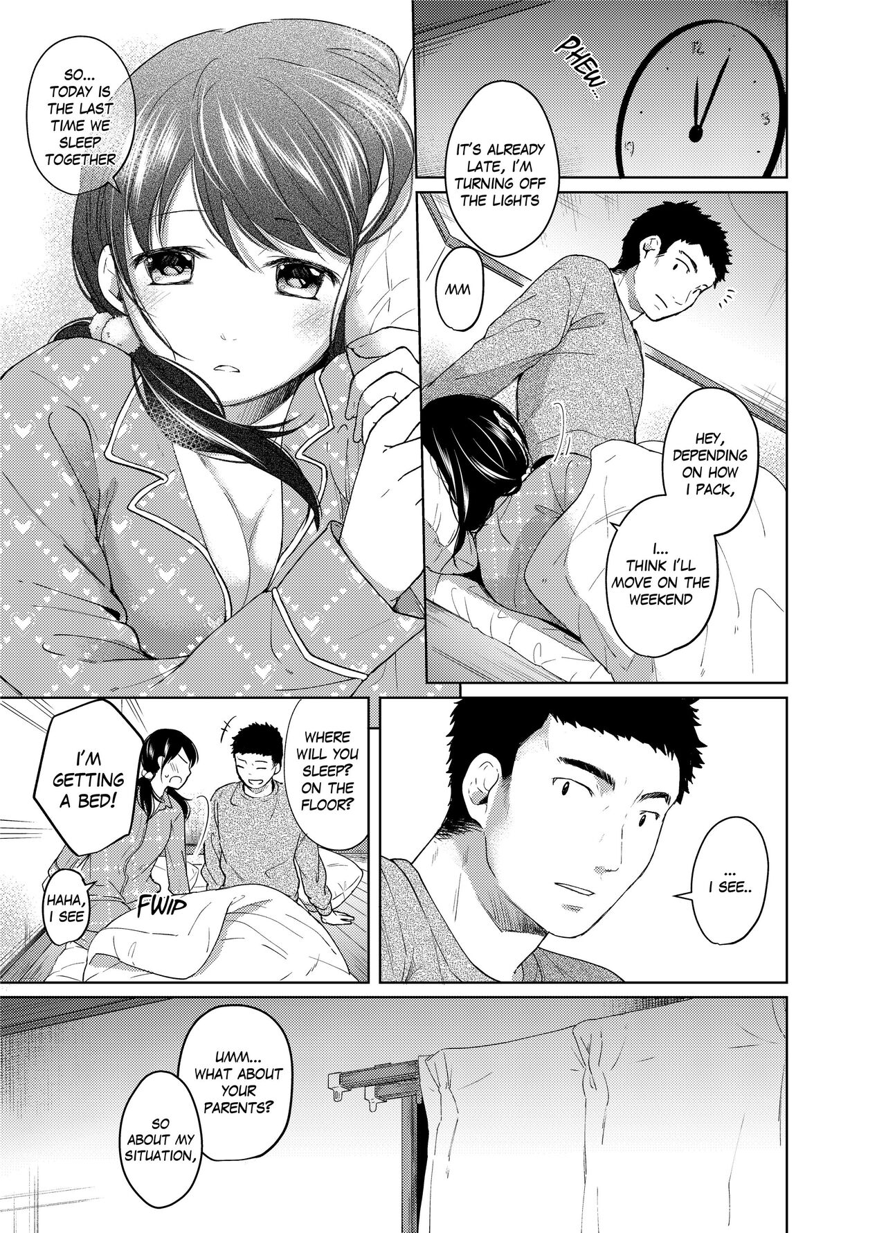 1 Room Apartment + Highschool Girl Suddenly Living Together? Close Contact!? First Sex!!? Ch.1-4 86