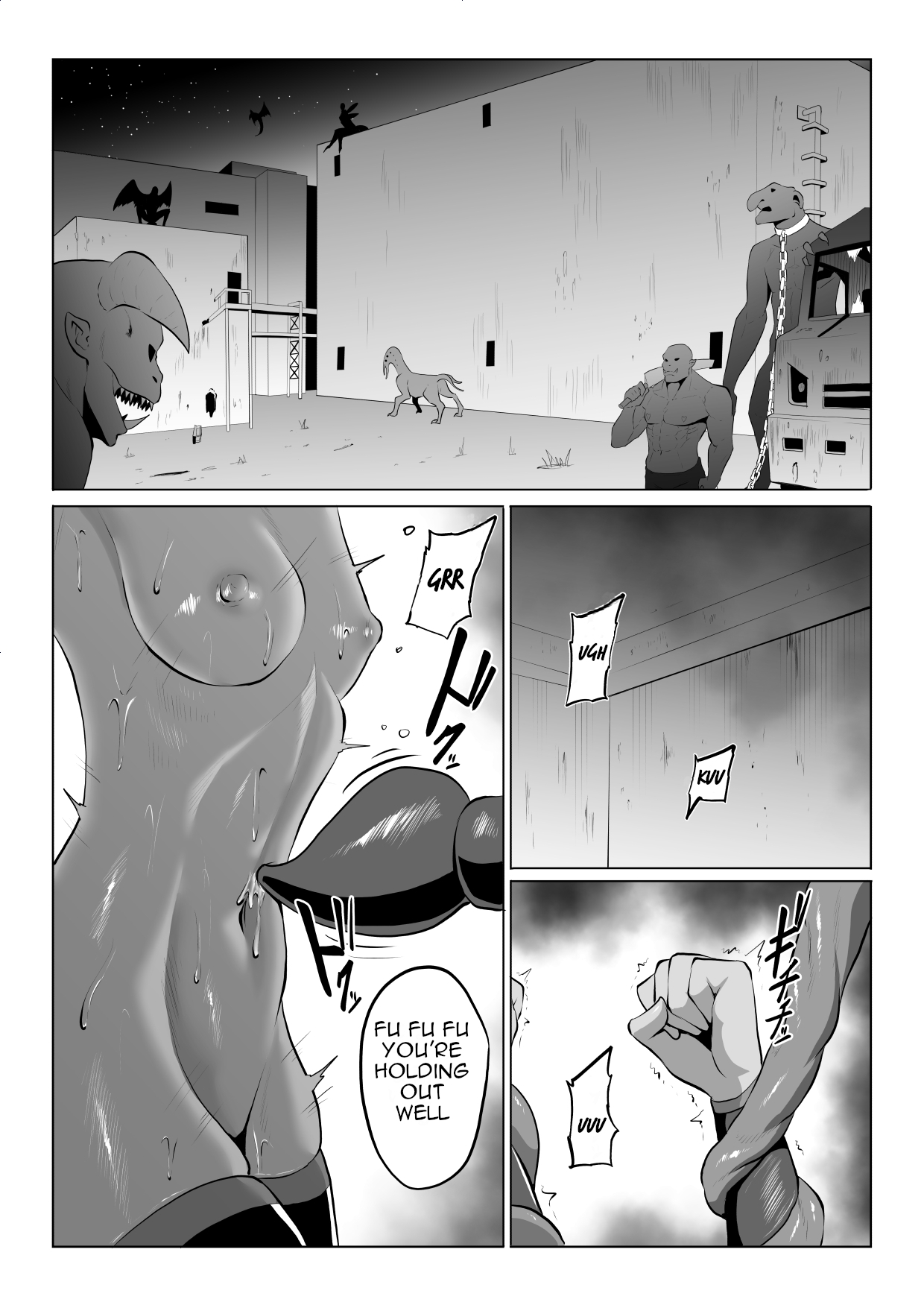 Touma Butai Rokka no Sentou Kiroku Moudoku no Sasori 2| Demon Slayer Unit Rokka's Battle Record: Venomous Scorpion 2: Torture and Futanari Rape - Page 2