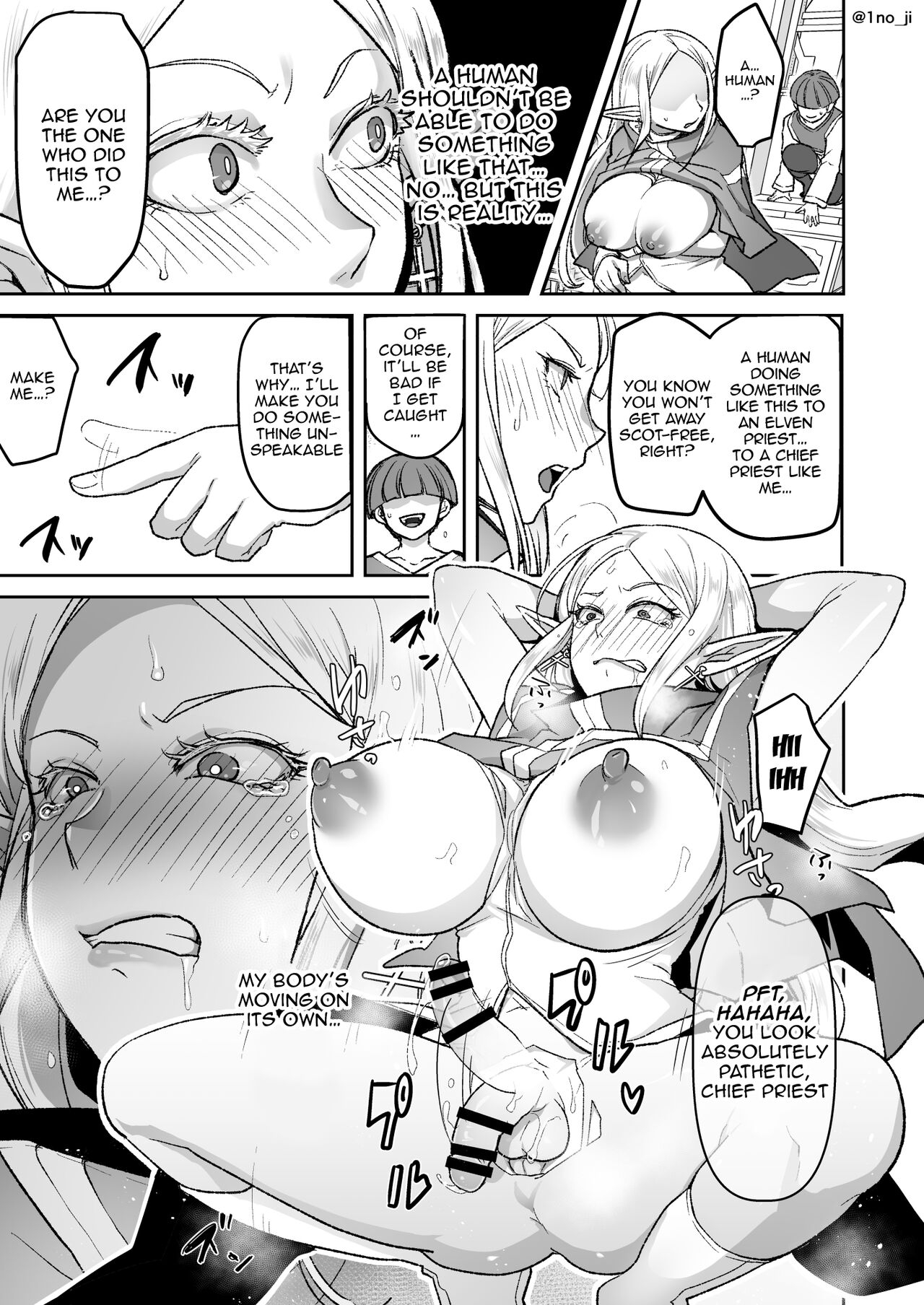Warui Elf o Shemale ni Shite Kaishin saseru Hanashi / Making An Evil Elf Repent By Turning Her Into A Shemale With Magic 3