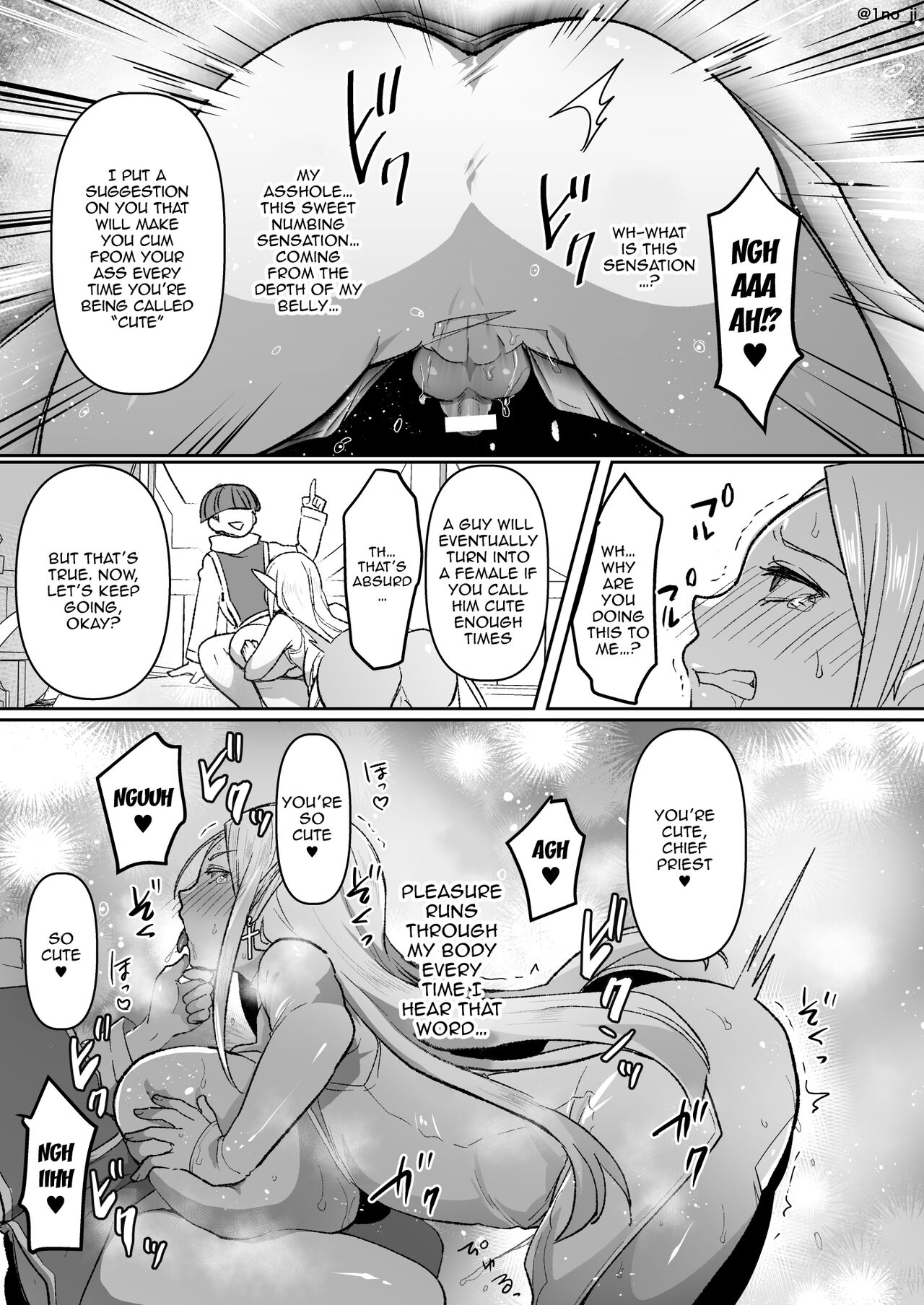 Warui Elf o Shemale ni Shite Kaishin saseru Hanashi / Making An Evil Elf Repent By Turning Her Into A Shemale With Magic 7