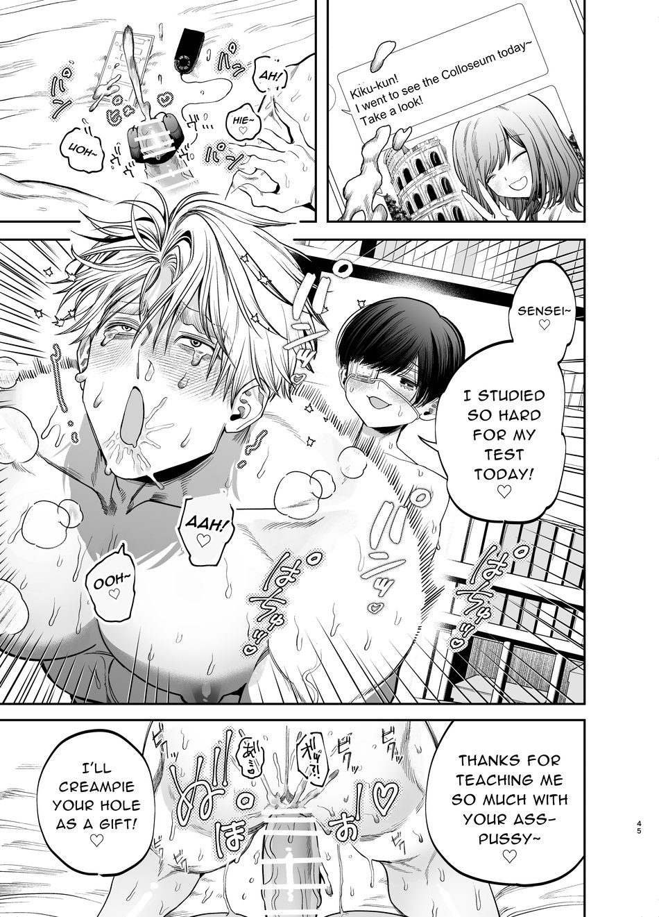 Kyokon Sugiru Oshiego ni Choukyou Sarete Ketsuman Dorei ni Narimashita - Page 45
