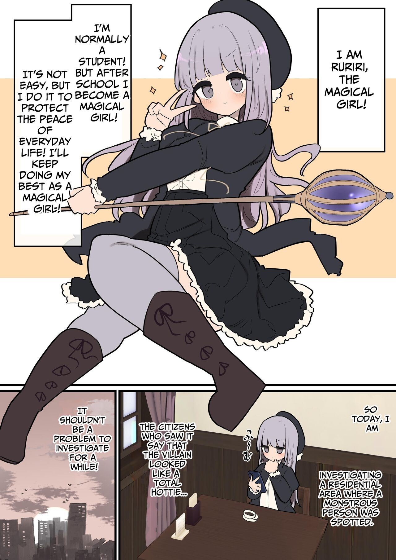 Futanari Ikemen Kaijin Oneechan | Handsome Futanari Monster Lady Dick VS Good-Looker Lovin' Novice Magical Girl - Page 2