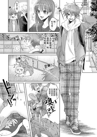 Hatsujouki no Neko no Yamai ni Kakatta Ore wa Otoko Tomodachi 2-nin ni Nakadashi Sarenai to Naoranai Rashiku…!? | 得了發情貓病的我，看來要我的兩位男性朋友內射我才能治好病.....!? 1