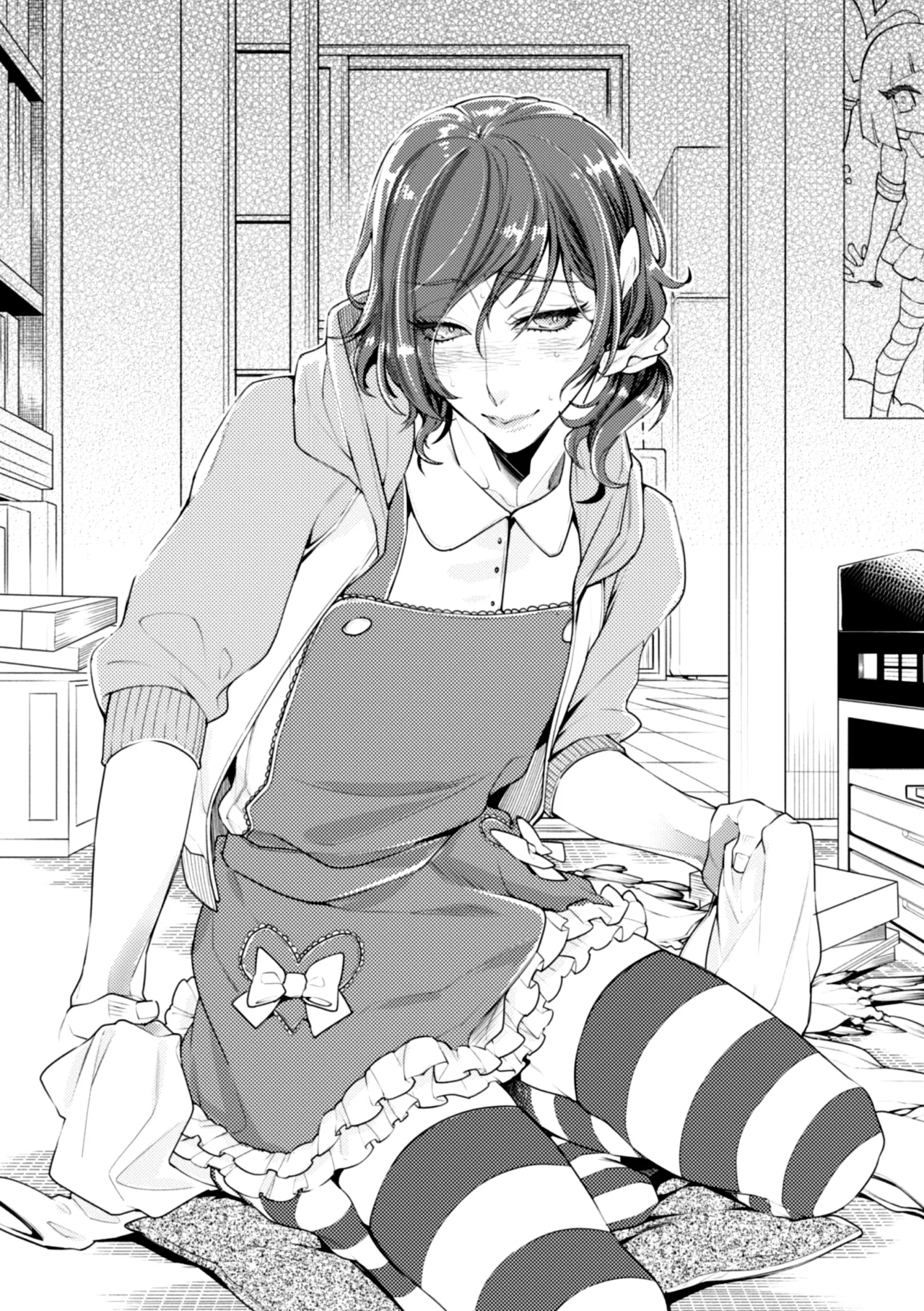 ロリコン童貞エロ漫画家くん、近所の女児服着たヤバいメスお兄さんに迫られる（Chinese） - Page 9