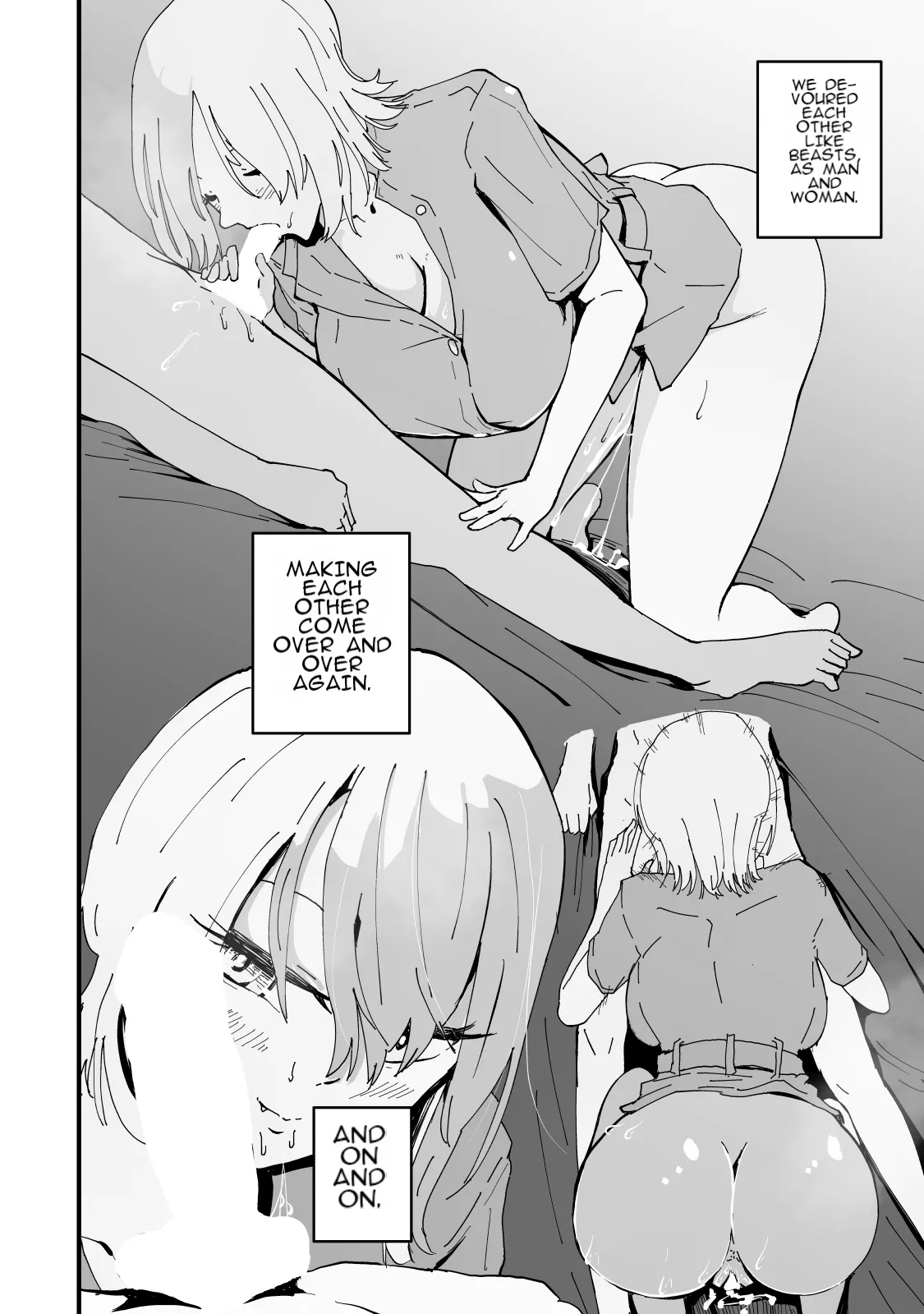 Boku no Gal KaaBakunyuu Gal Haha to Amaama Asedaku Noukou Nakadashi Sex! - Page 67
