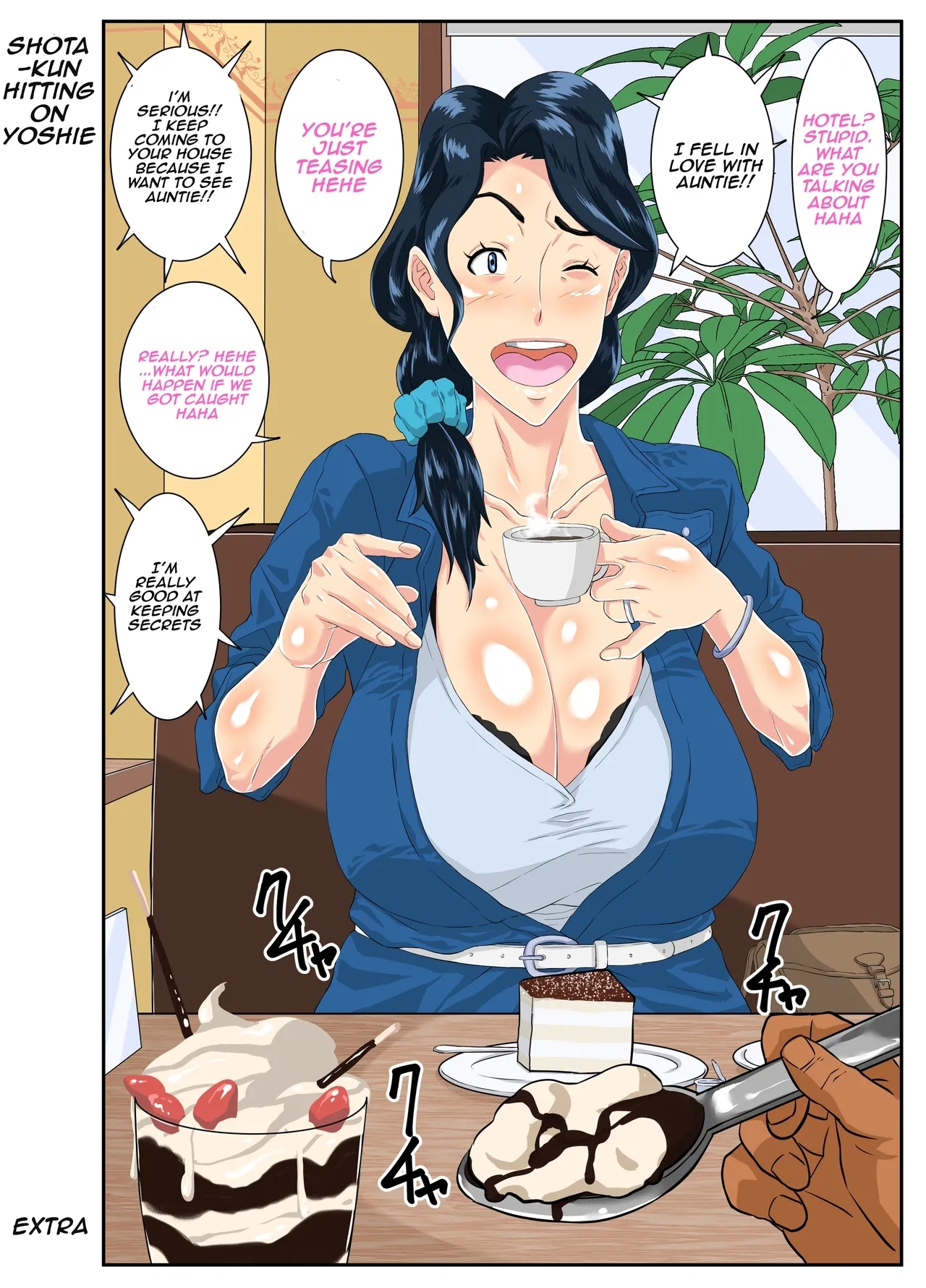 Mom Appetit For Foreigner's Big Cock | Okaa-san Itadakimasu w - Page 67