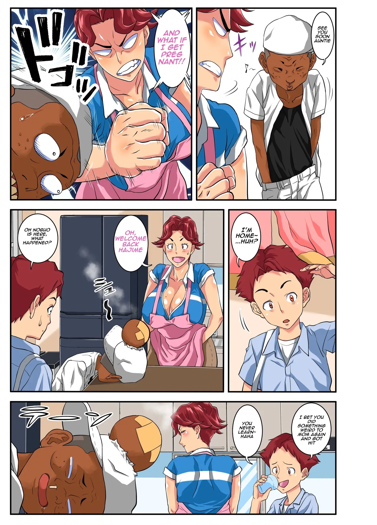 Yoku Genkotsu o Omimai Suru Kusogaki no Chinko ga Otto de wa Toutei Todokanai Oku made Tsuitekite "Choushi ni Norunja Nai yo!" to Iinagara mo Asedaku Koubi ni Ochiru Kimottama Kaa-chan! | Troublesome Boy's Big Dick Penetrates DEEP - Page 15