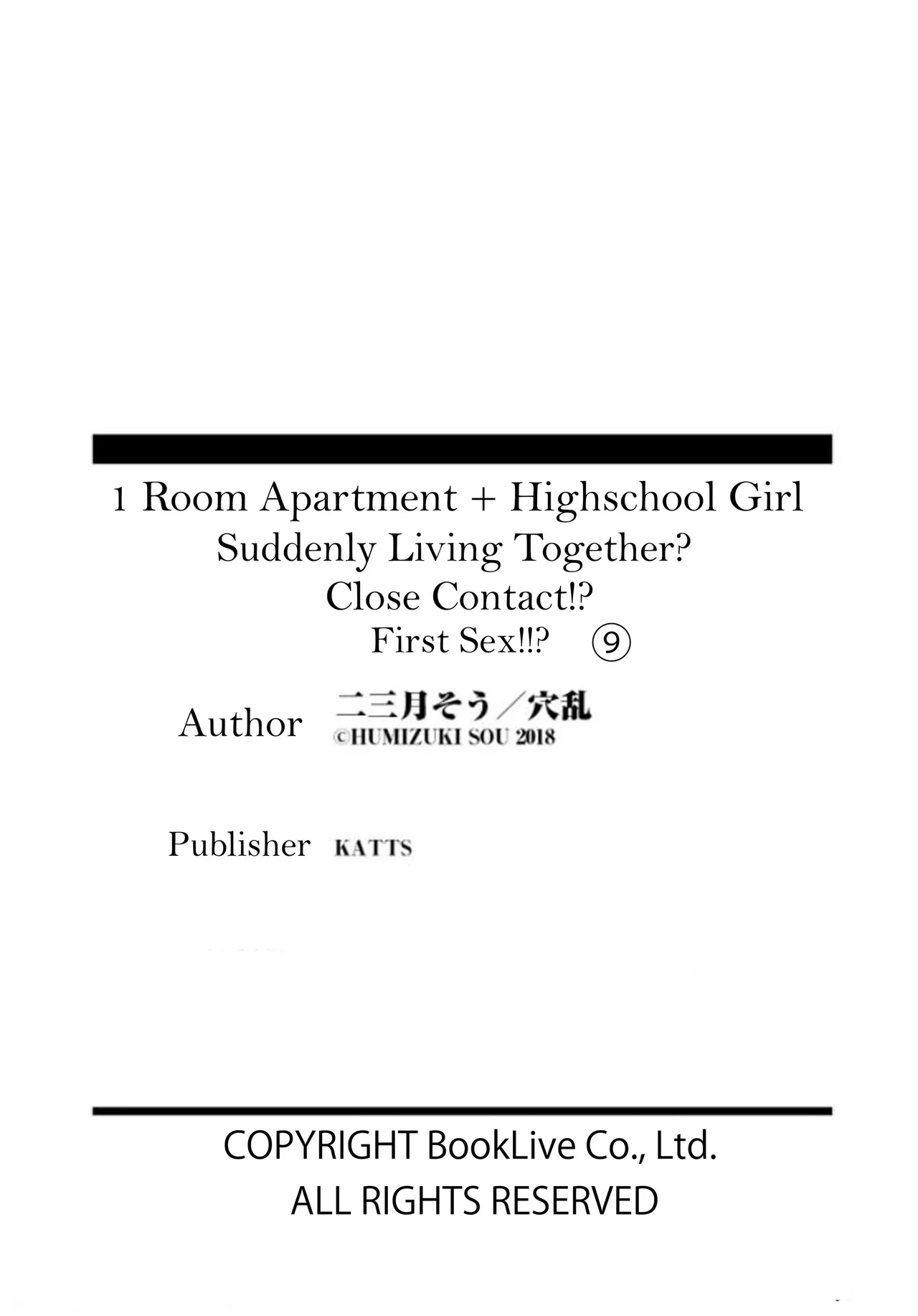 1 Room Apartment + Highschool Girl Suddenly Living Together? Close Contact!? First Sex!!? Ch.1-10 233