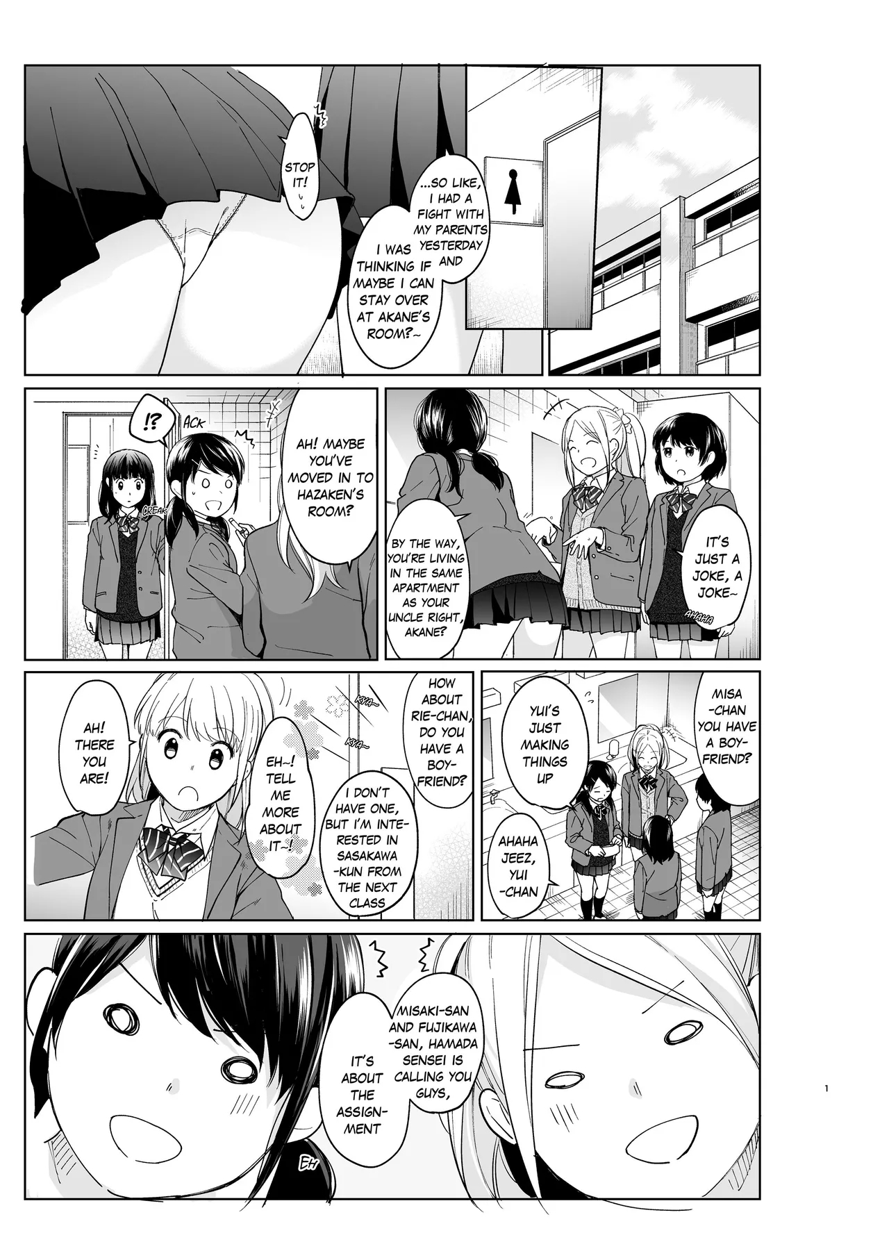 1 Room Apartment + Highschool Girl Suddenly Living Together? Close Contact!? First Sex!!? Ch.1-10 235