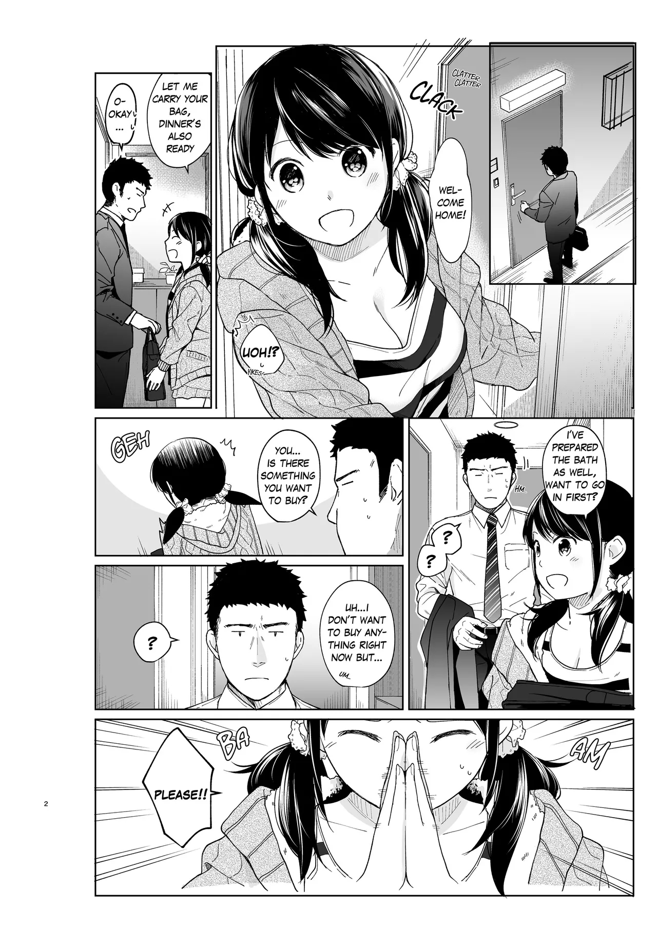 1 Room Apartment + Highschool Girl Suddenly Living Together? Close Contact!? First Sex!!? Ch.1-10 236