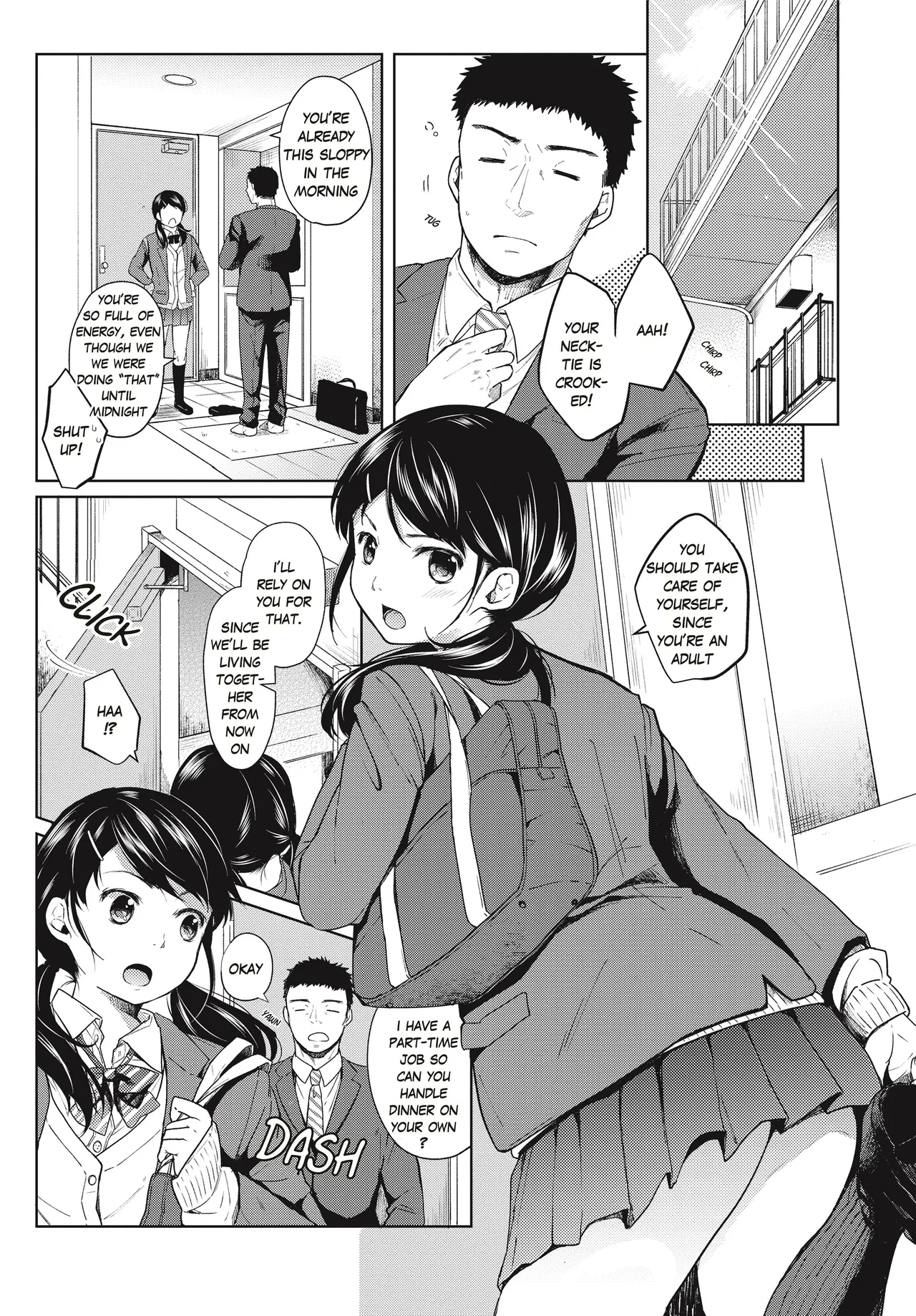 1 Room Apartment + Highschool Girl Suddenly Living Together? Close Contact!? First Sex!!? Ch.1-10 27