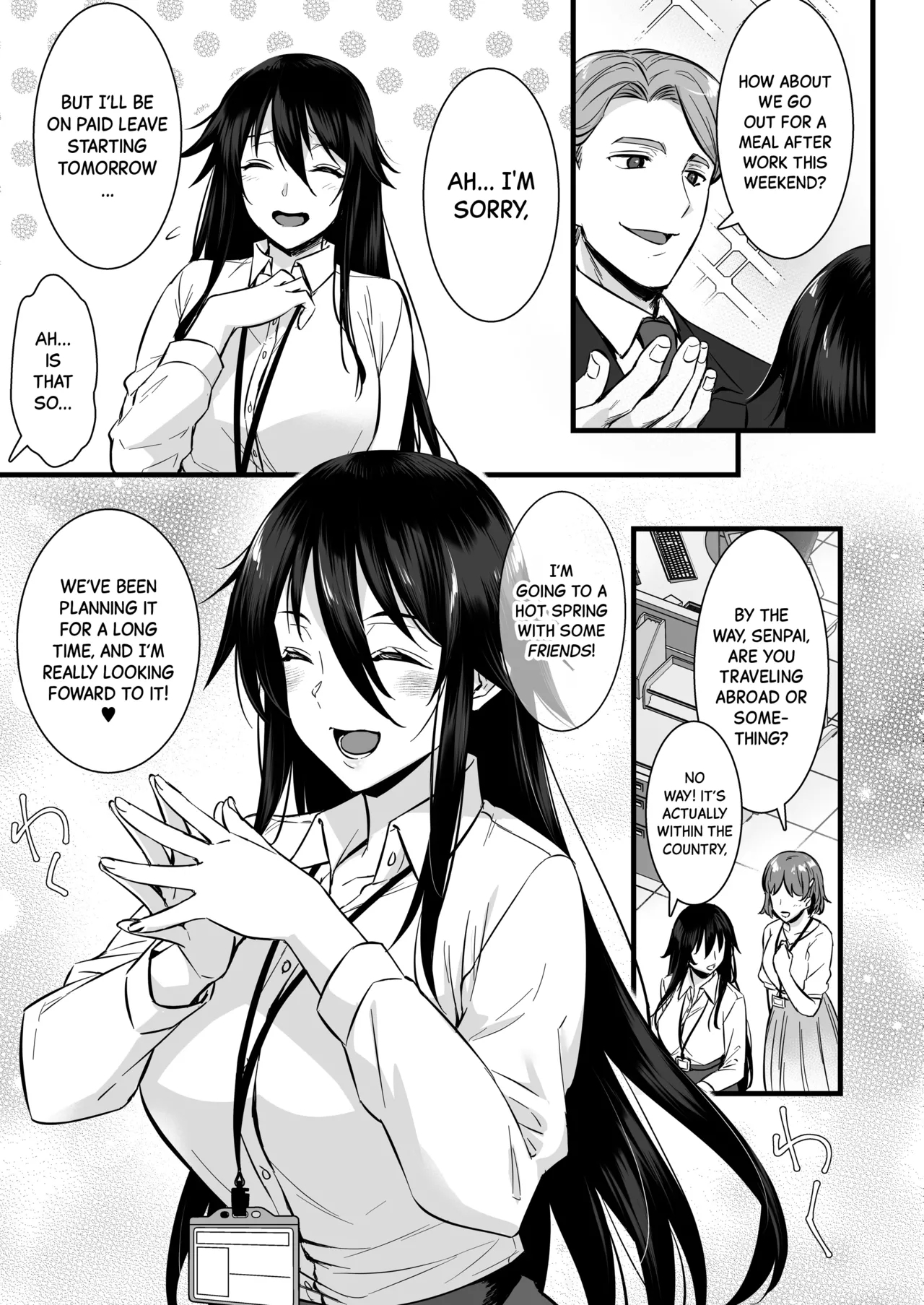 Rental Tanetsuke Ojisan-tachi to Iku! Yari Makuri Nakadashi Rankou Onsen Ryokou~ - Page 4