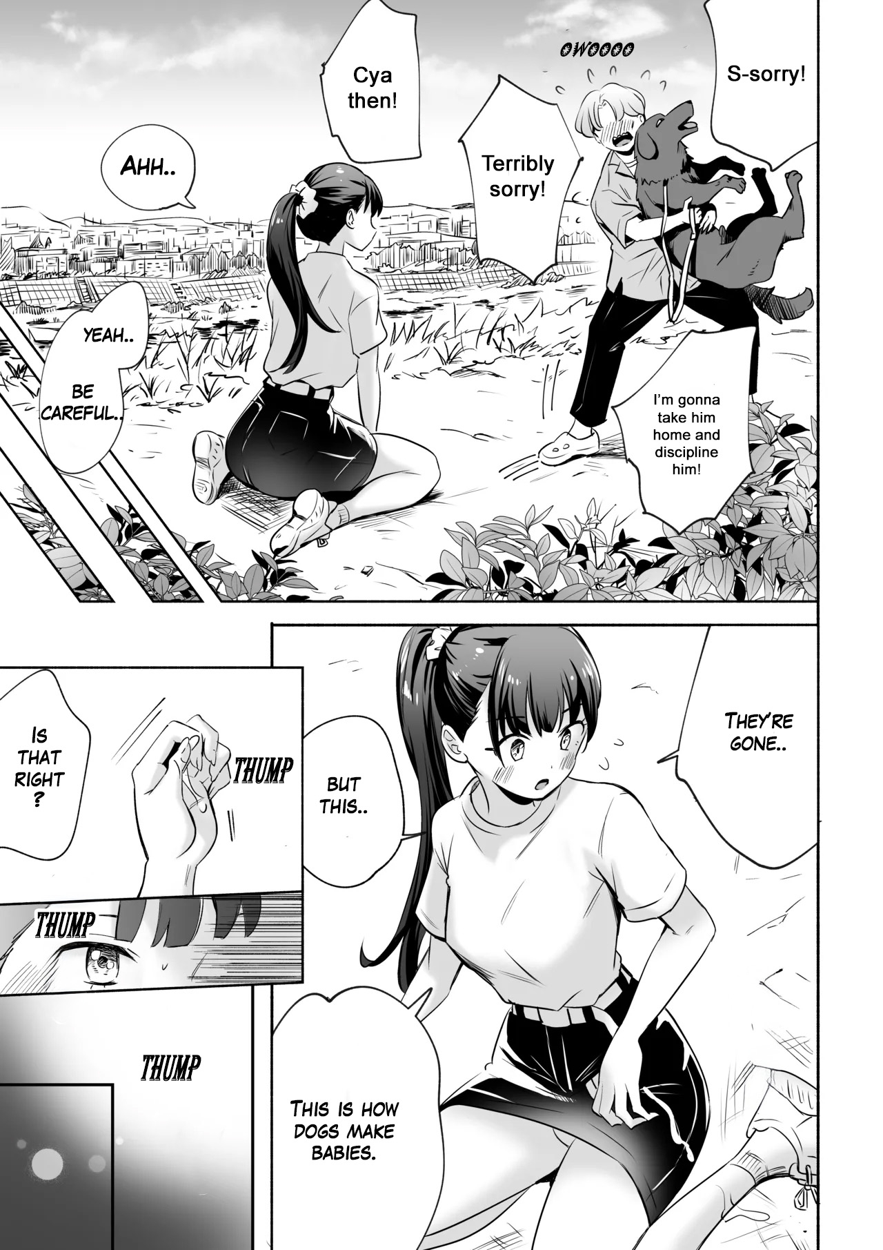 Inu ni NTRrechimatta | I got NTR'd by a dog. - Page 7
