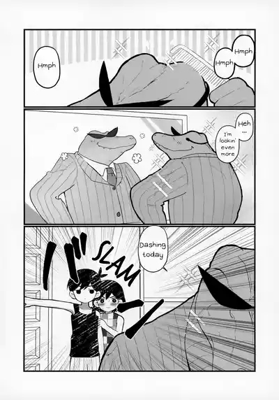 I wet myself so Omori helped me clean up 3