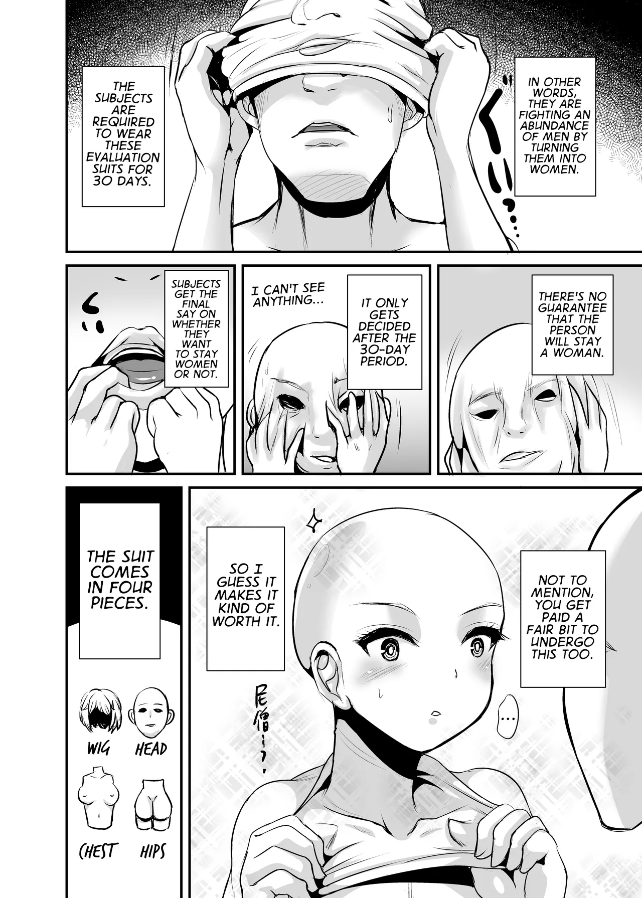 Joshi Tekisei Hyouka Suit  | TS Summer Break #1 Girl Aptitude Evaluation Suit - Page 3