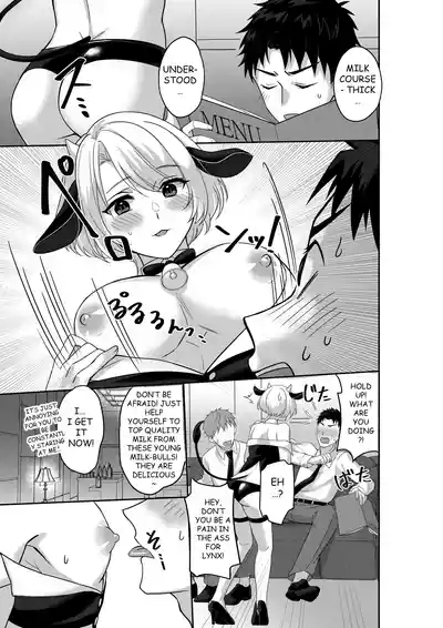 WELCOME TO MILK BULLS CAFE PLEASE INDULGE TO THE TWIN MILK BULLS’ EXTRA THICK YET EROTIC MILK 4