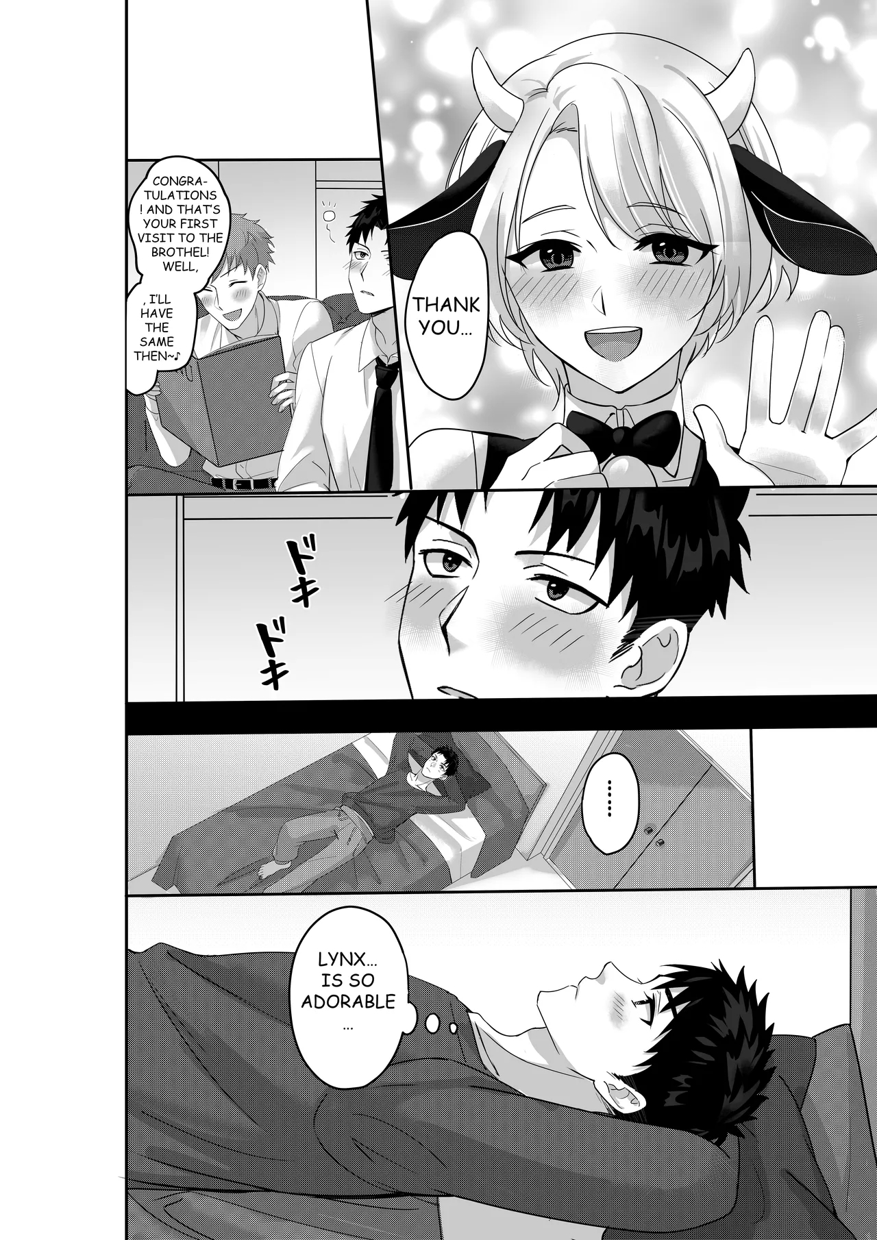 WELCOME TO MILK BULLS CAFE PLEASE INDULGE TO THE TWIN MILK BULLS’ EXTRA THICK YET EROTIC MILK - Page 9