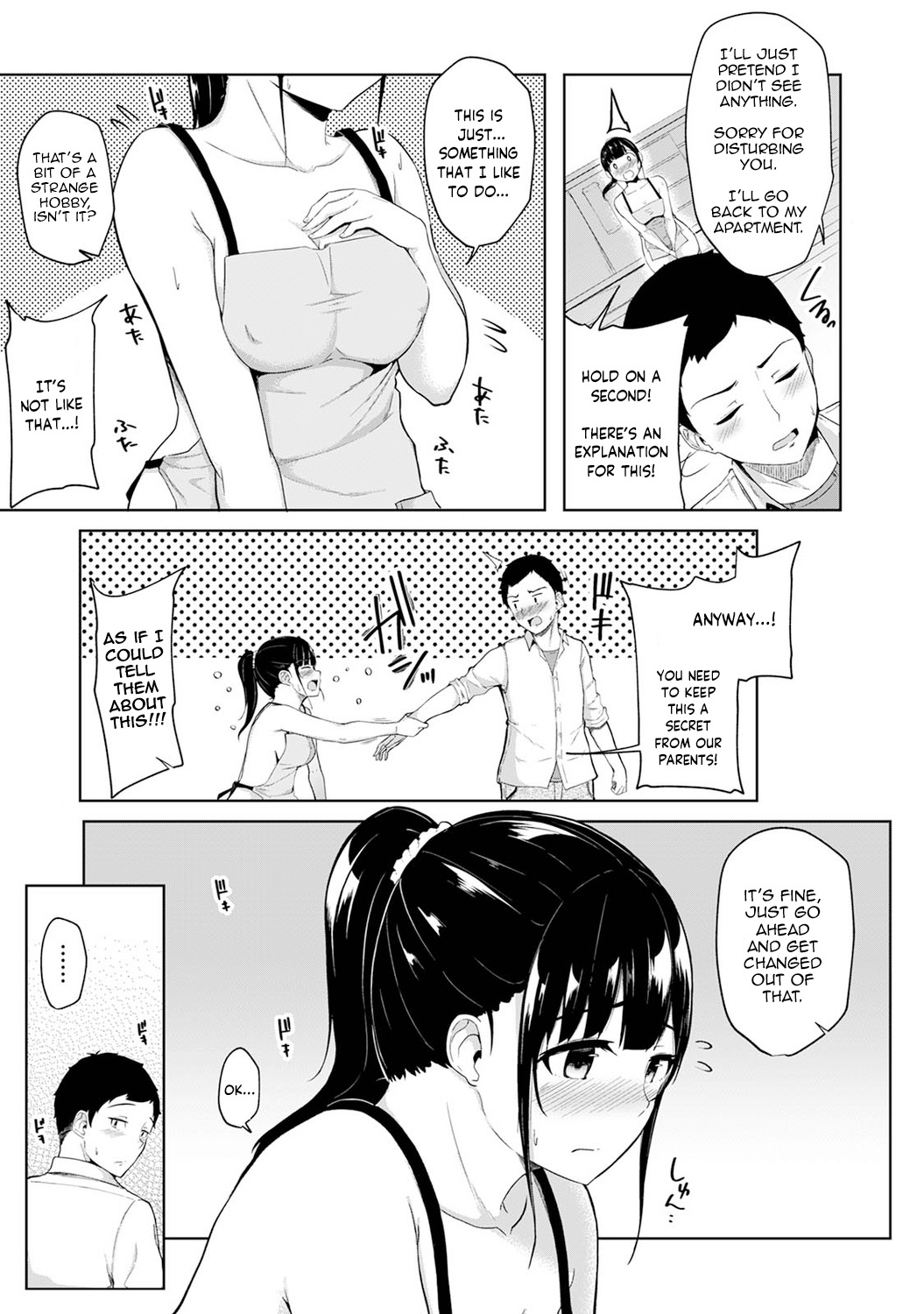 Asa Okitara Imouto ga Hadaka Apron Sugata datta node Hamete Mita | I Woke Up to my Naked Apron Sister and Tried Fucking Her Ch. 1-14 - Page 4