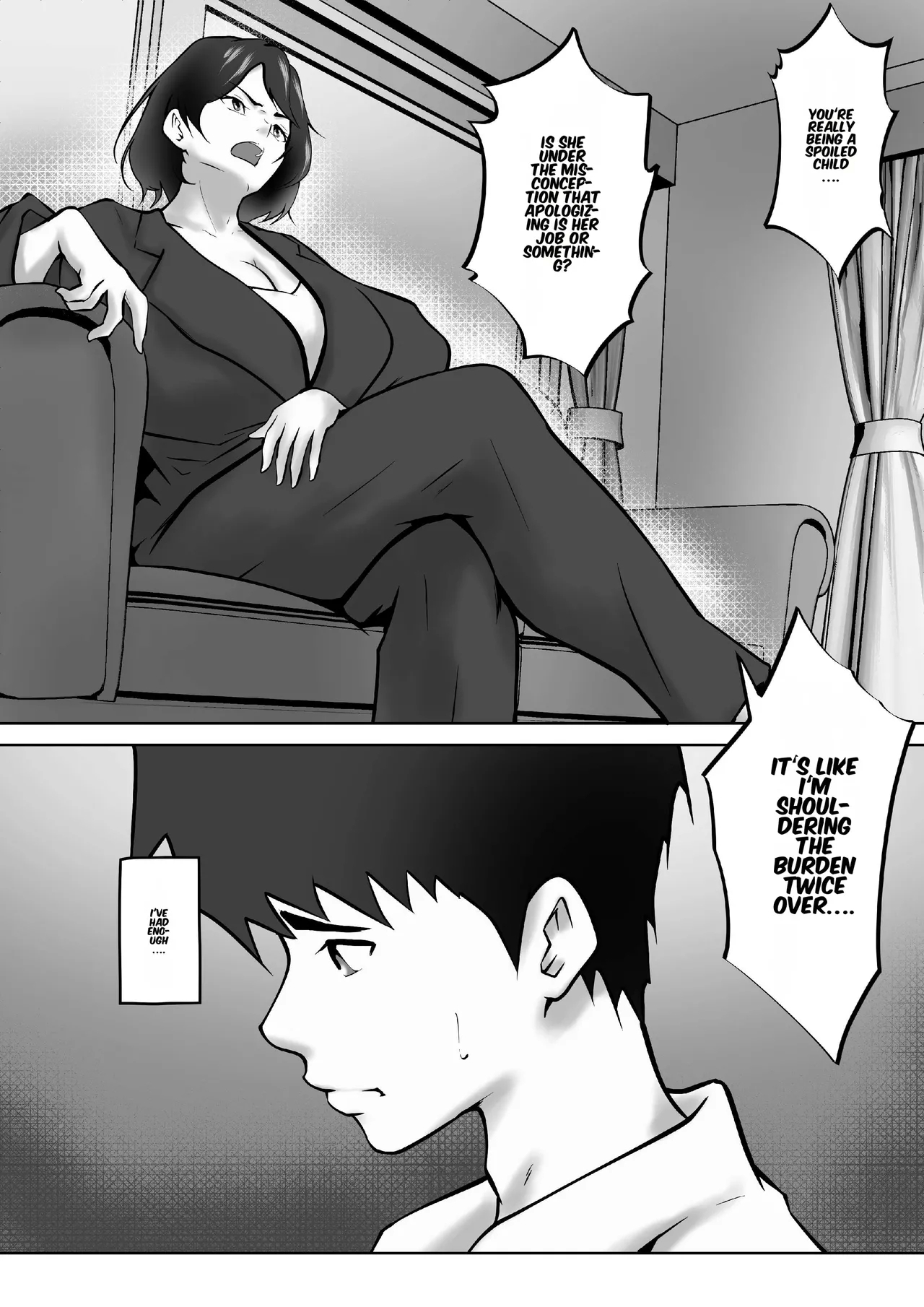 Tachiba Gyakuten ~Pawahara o Suru Gibo no Onanie ga Toreta node Shitagawaseru Koto ni Shita 5