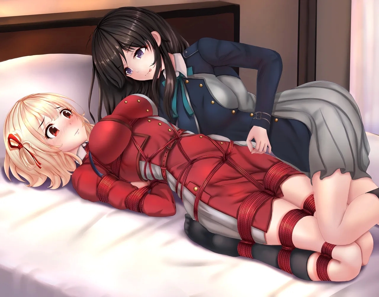 蝙蝠也月-莉可丽丝双人组（On October Lycoris Recoil） - Page 1