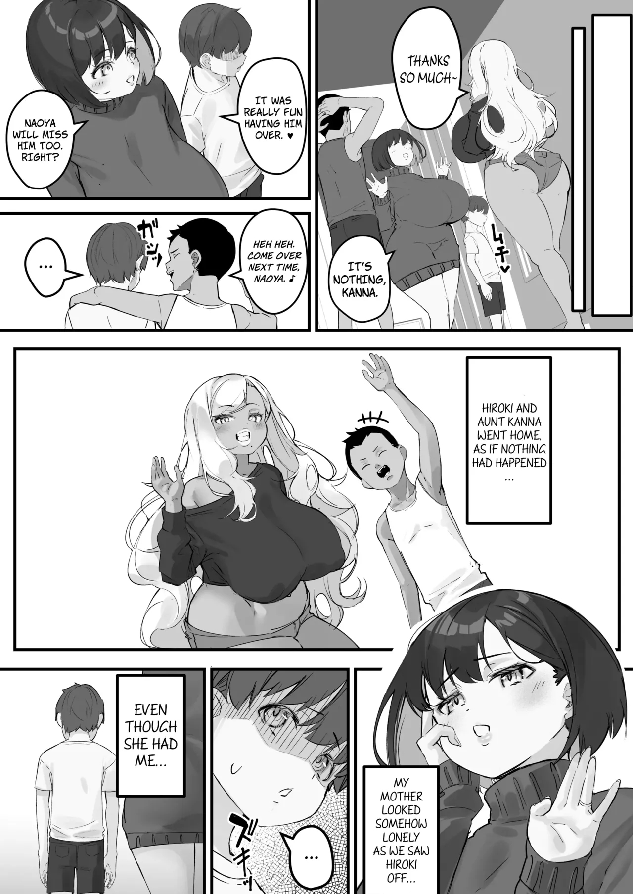 [Baku-π-dou (Kuchi VE)] Netorare Kaa-san - Kaa-san ga Aitsu no Nikubenki ni Natta Hi 3 | The Day My Mother Became That Guy's Meat Toilet 3 [English] [Rinruririn] 10