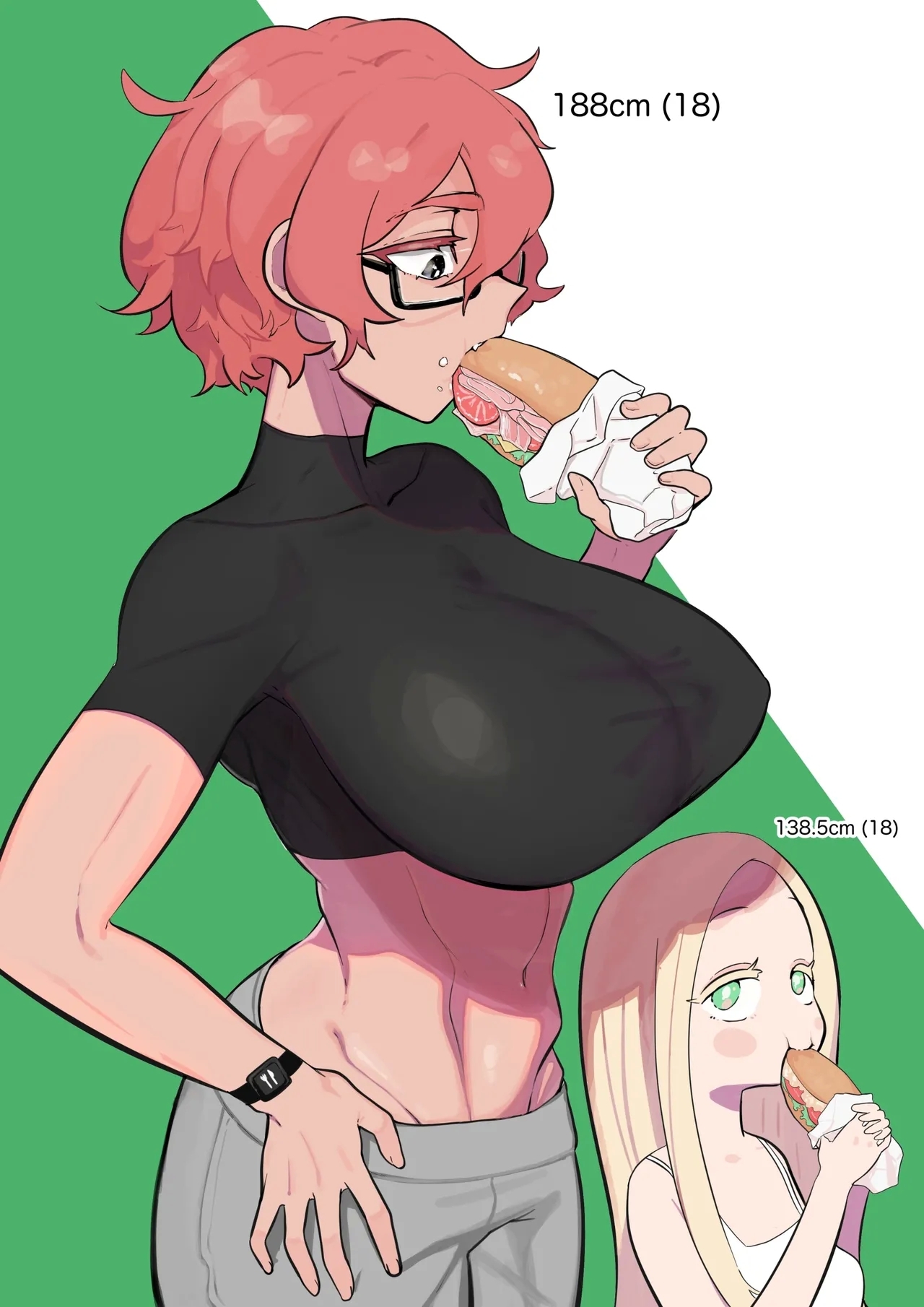 Futajo Shouka Ecchi Manga | Futanari Digestion H-Manga 8