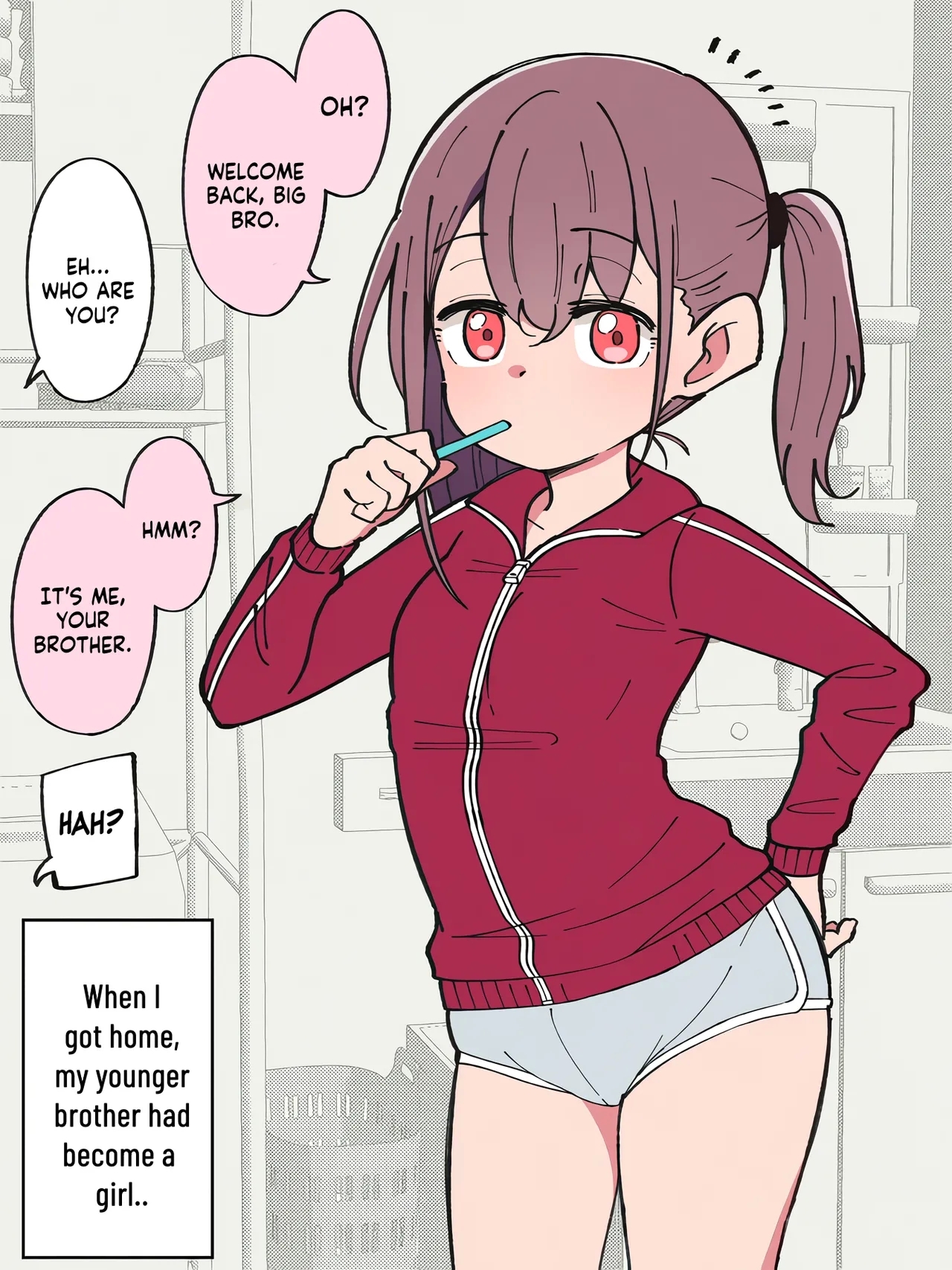 [槻木こうすけ] 兄貴の彼女になる、女の子になっちゃった弟。1 [英訳] - Hentaiaz.com - 2