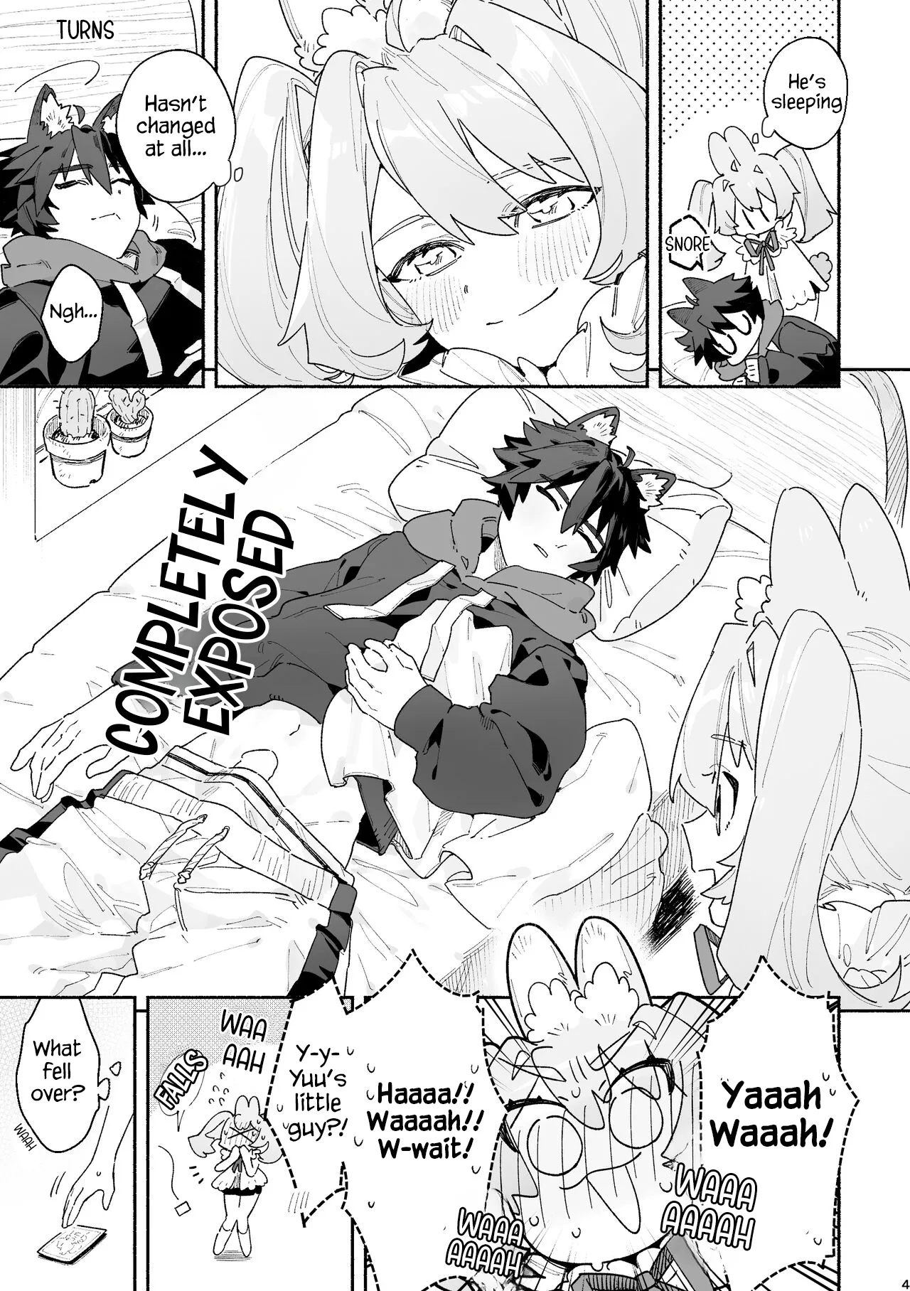 Boy For Bottom: Bunny Girl x Wolf Boy - Page 3