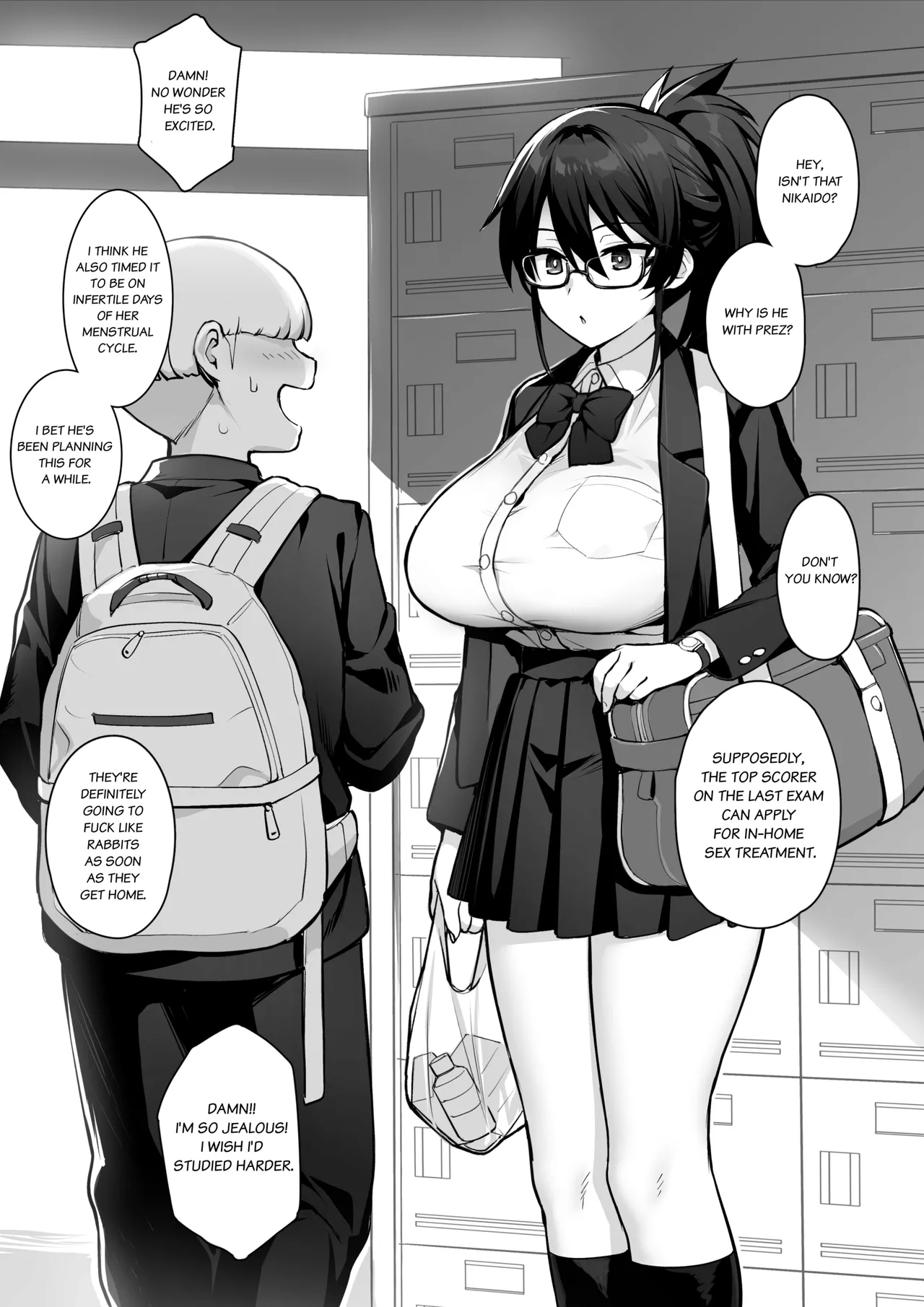 Atarashii Fuuki Iinchou wa Kyonyuu Sugiru Ken  | About the New President of the Disciplinary Committee's Huge Tits - Page 26