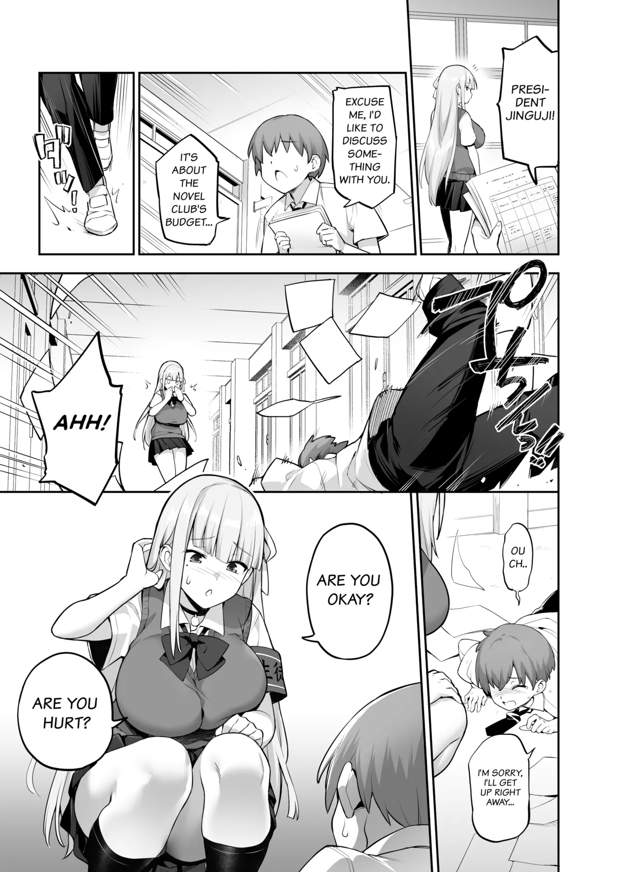 Akogare no Seitokaichou ga Kyonyuu Sugiru Ken | About the Beloved Student President's Huge Tits 6