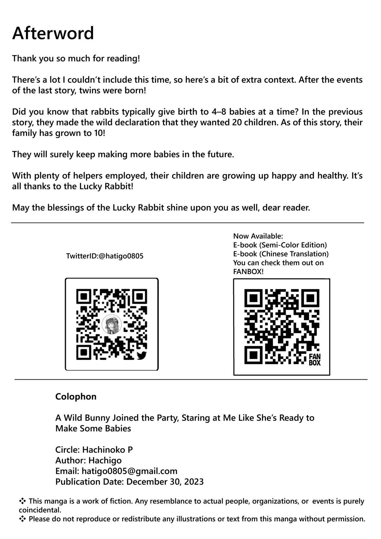 Yasei no Usagi ga Nakama ni Aka-chan o Hoshisou ni Kochira o Miteiru - Page 30