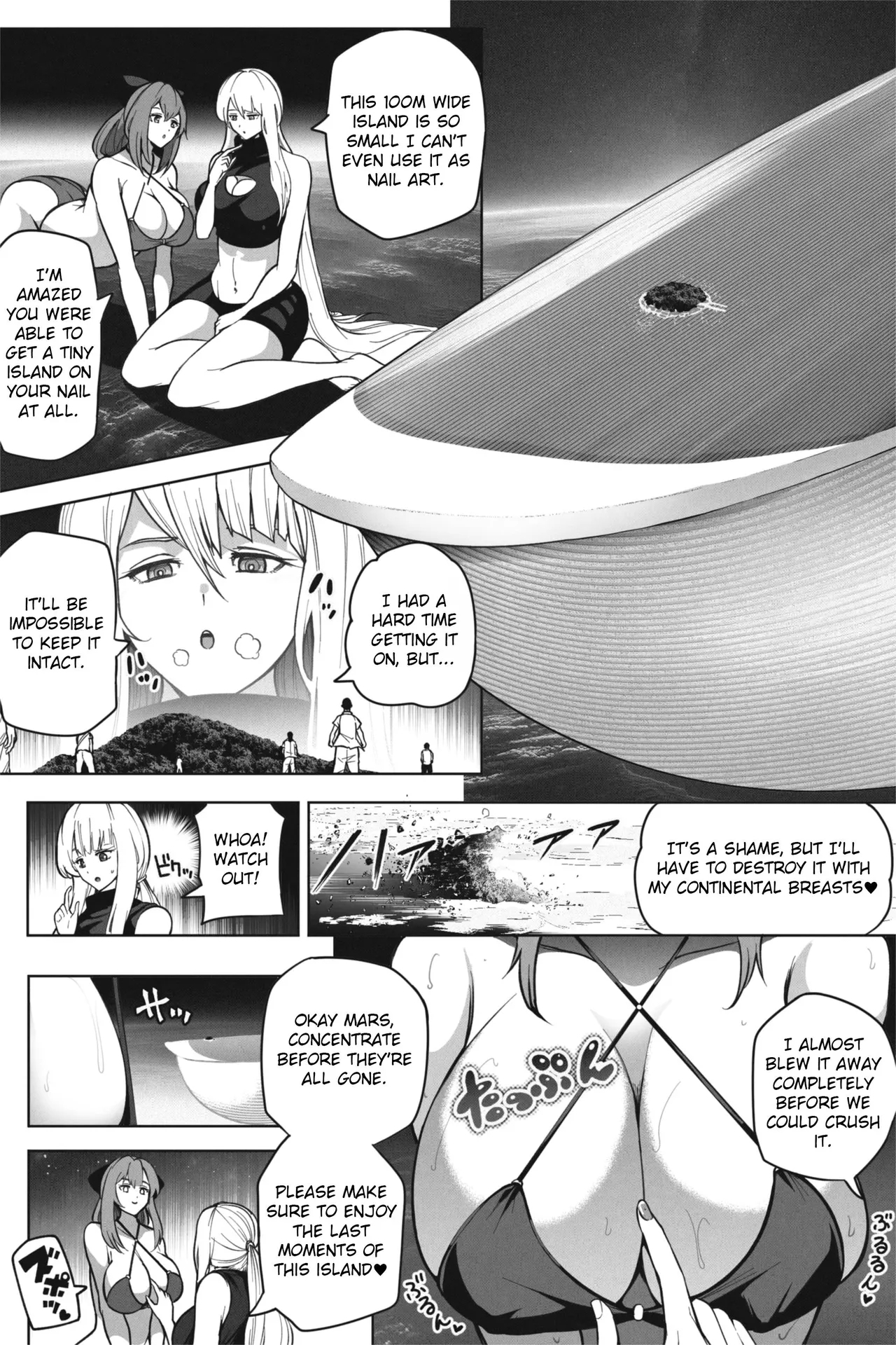 If a super giant girl comes to stay on a small island - Page 11