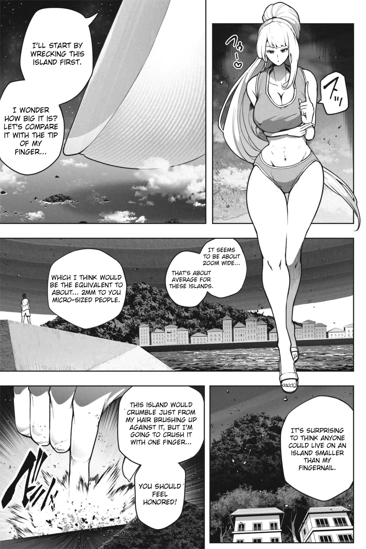 If a super giant girl comes to stay on a small island - Page 4