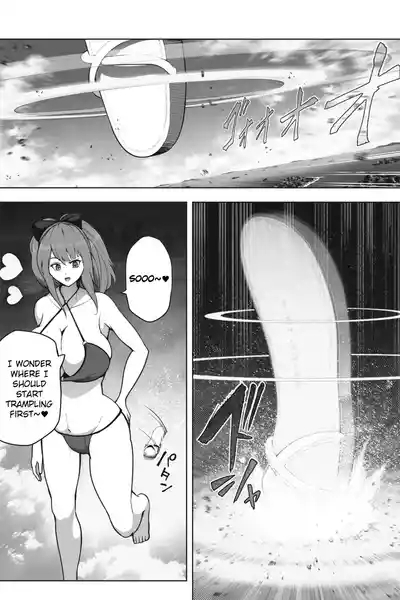 If a super giant girl comes to stay on a small island 6