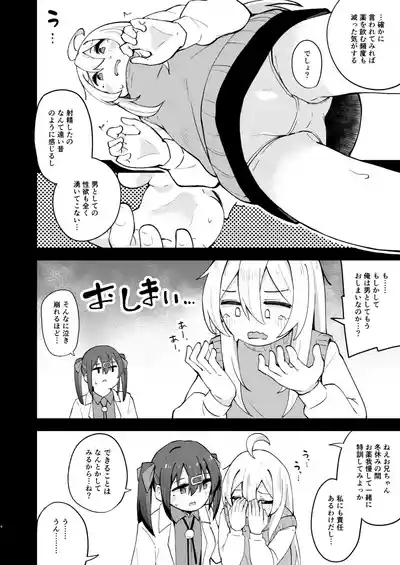 女の子に慣れすぎてしまって失われたお兄ちゃんの男の自信を取り戻すHな本 5